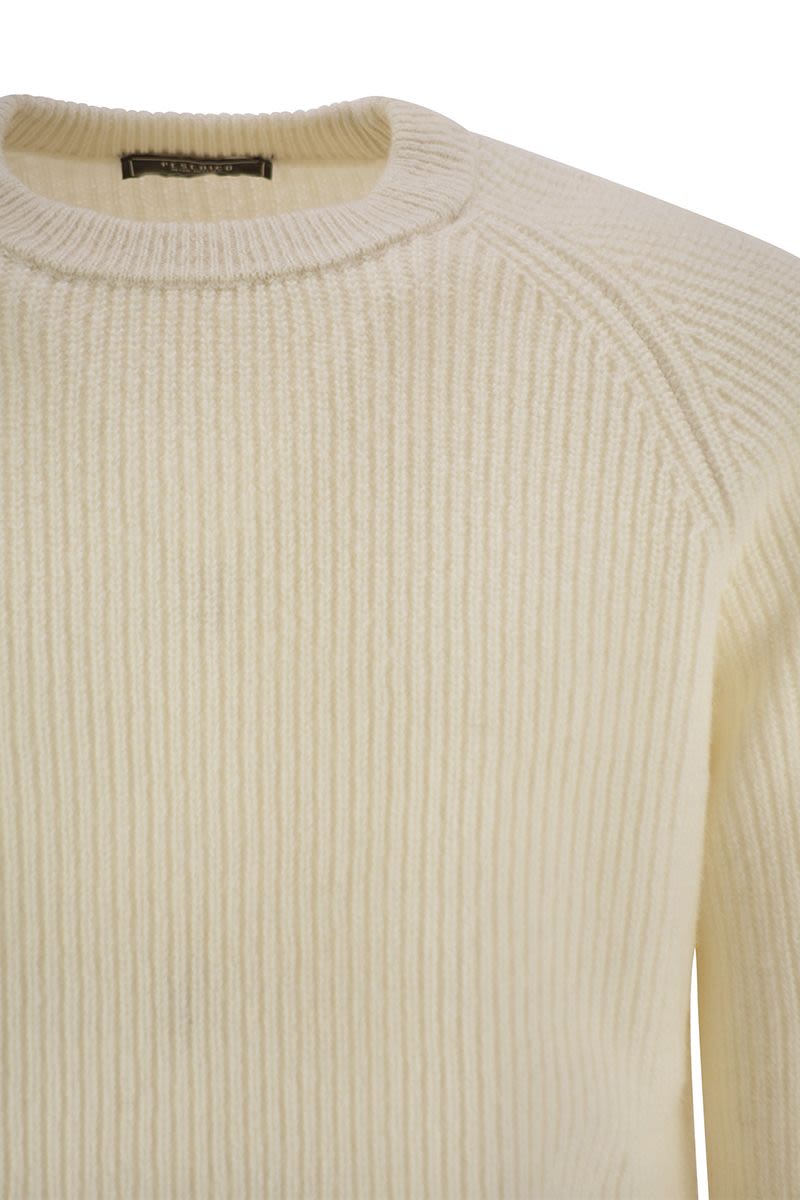 PESERICO Crew-Neck Rib Sweater