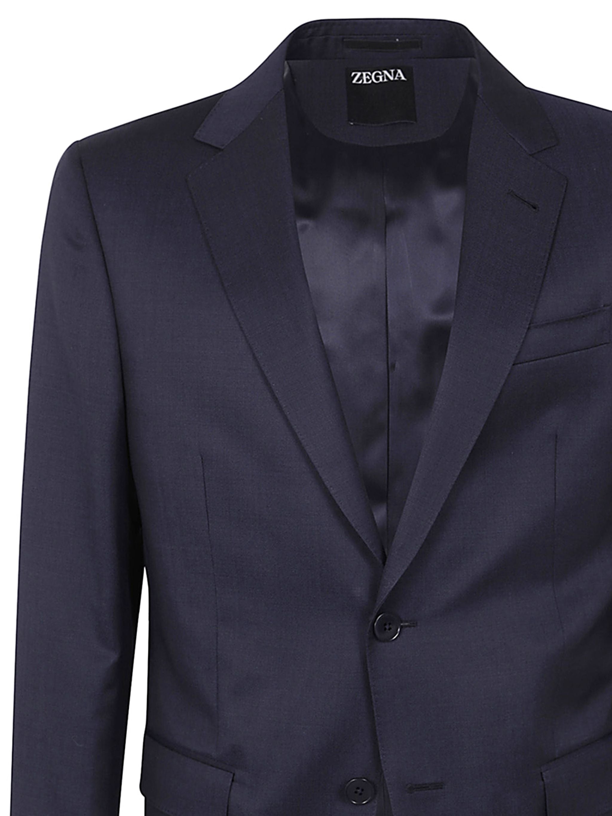 ZEGNA Pure Wool Suit Jacket for Men - SS25 Collection