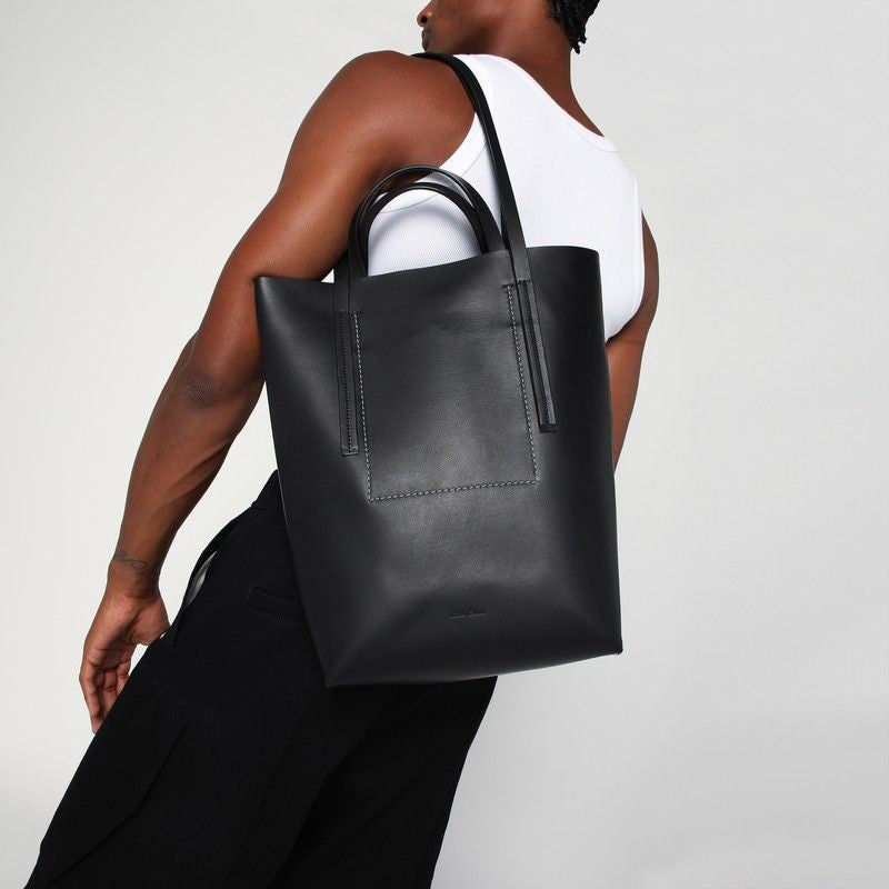 RICK OWENS Rectangular Leather Handbag