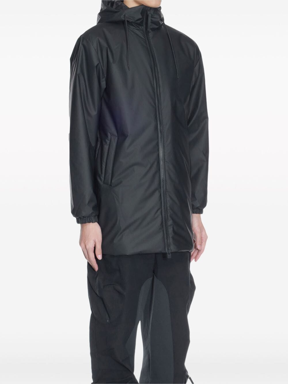 RAINS Men's Padded Long Rain Jacket for FW24