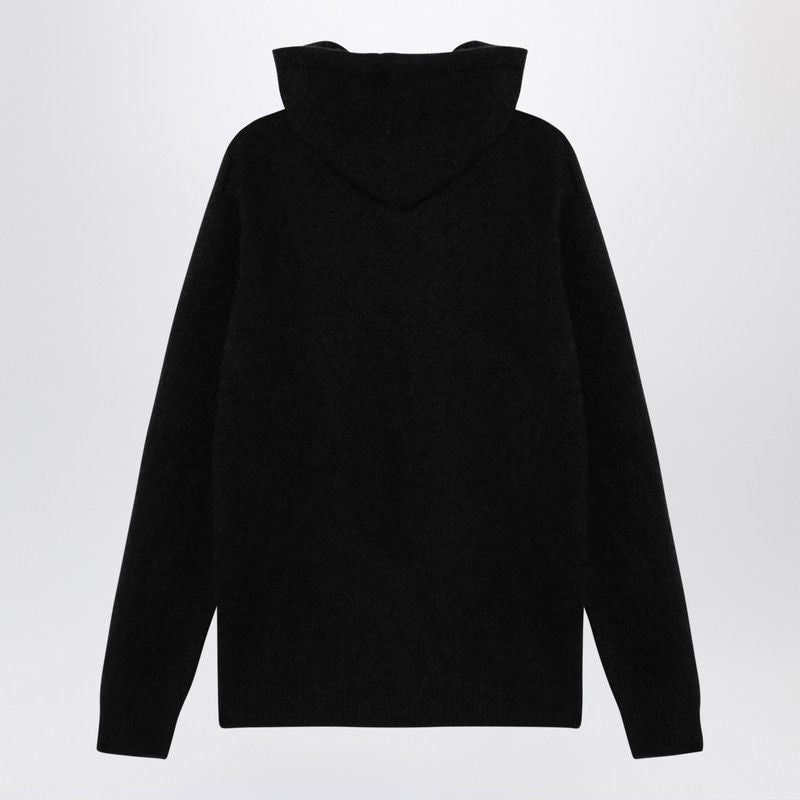 ROBERTO COLLINA Hooded Cashmere Blend Sweatshirt