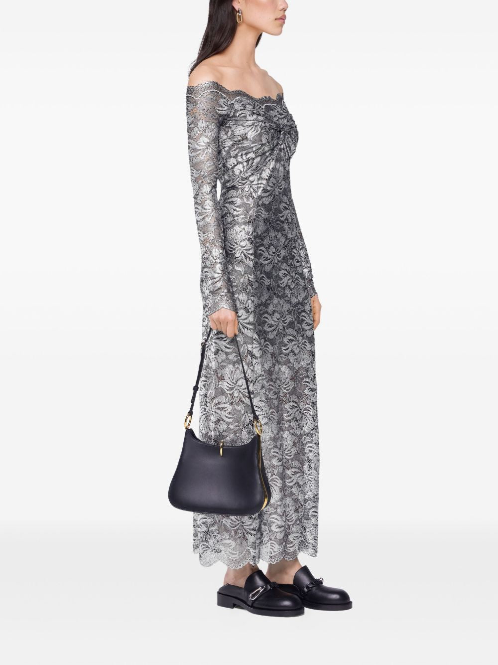 RABANNE Off-the-Shoulder Lace Dress