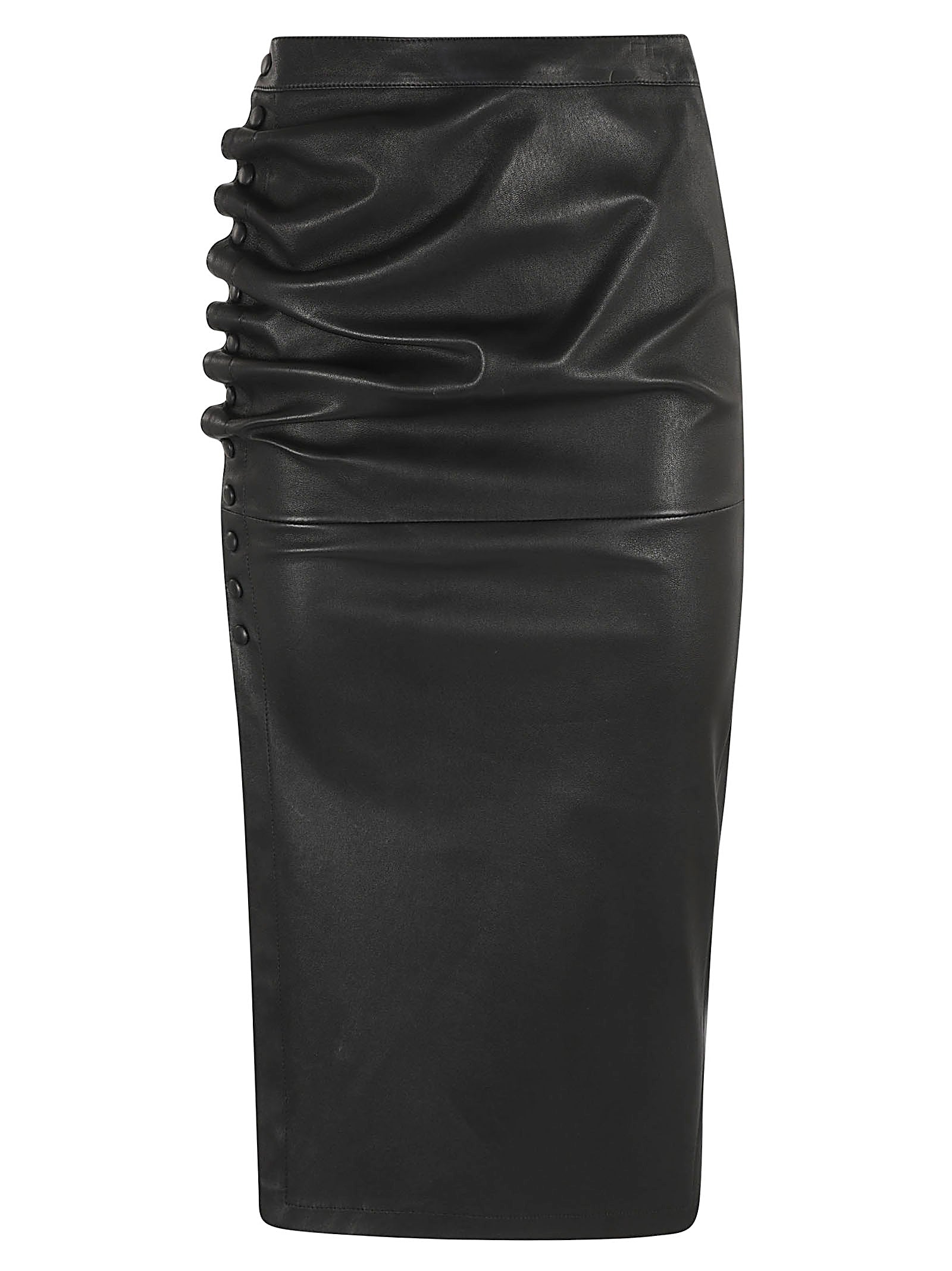 RABANNE Luxe Lambskin Mini Skirt