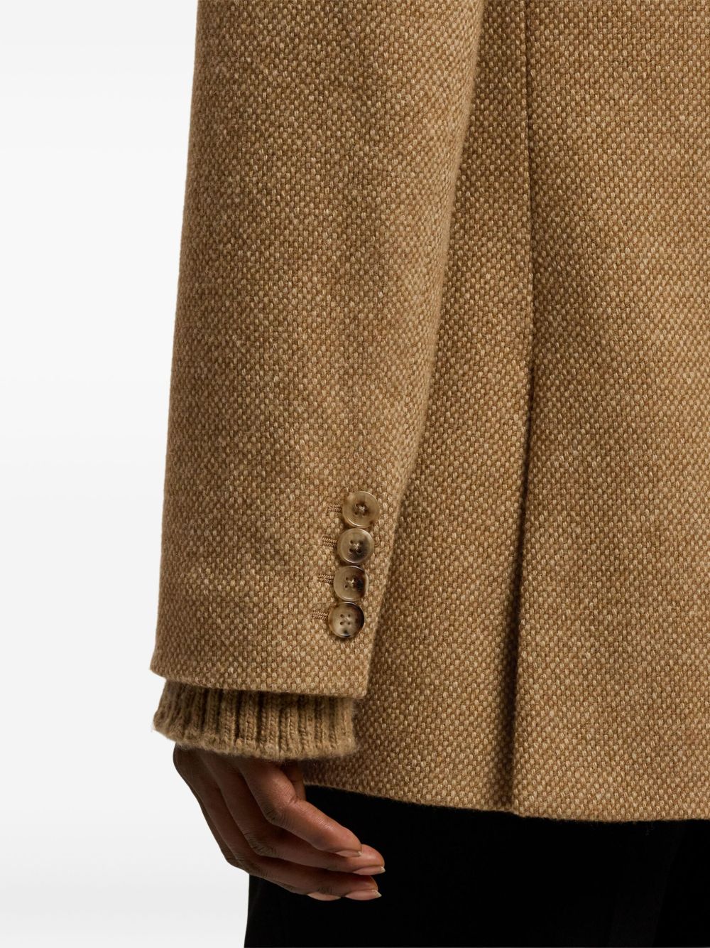 RALPH LAUREN Slim Fit Basket Weave Blazer for Women