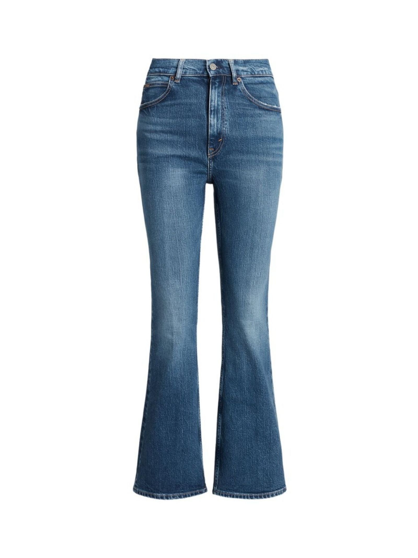 RALPH LAUREN High-Waist Cropped Flared Denim Jeans - FW25