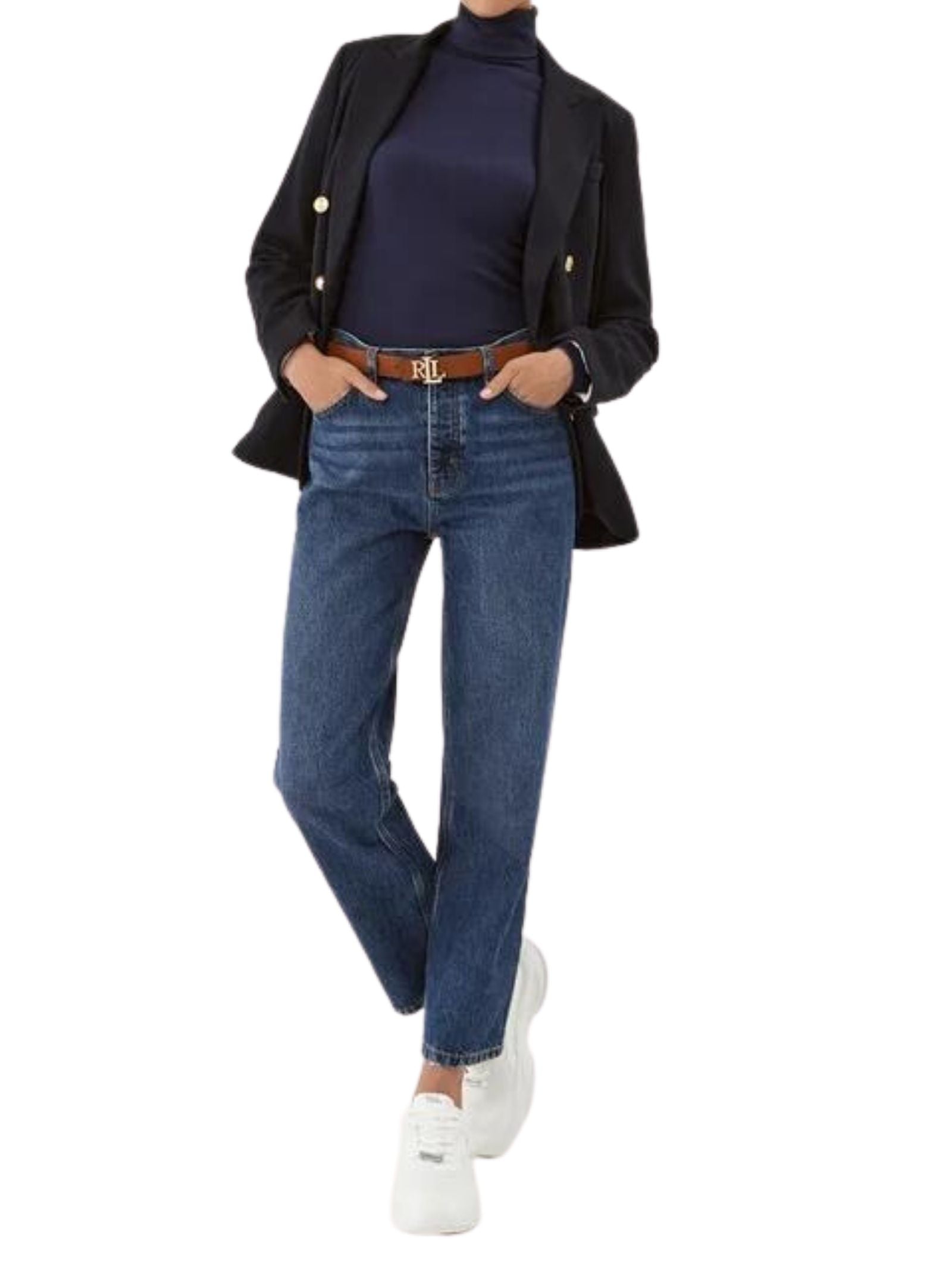 RALPH LAUREN High Collar Women's Sweatshirt