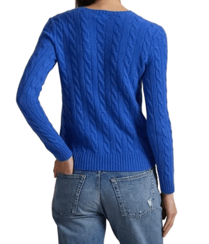 RALPH LAUREN Slim Fit Sweatshirt with Classic Crew Neck for Women