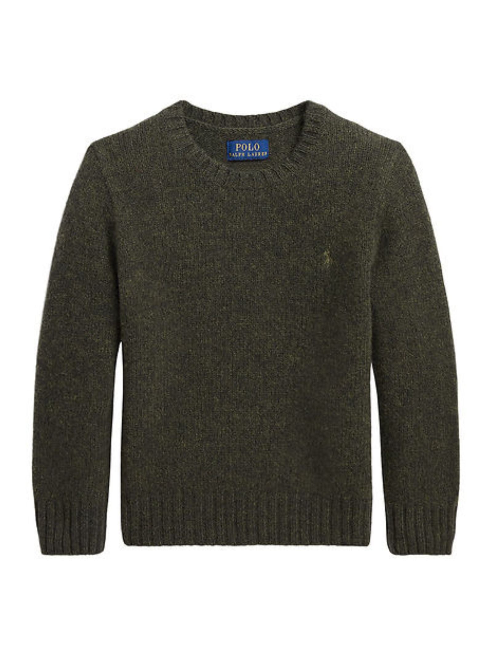 RALPH LAUREN Classic Textured Long Sleeve Sweater for Boys - Fall Winter 2025