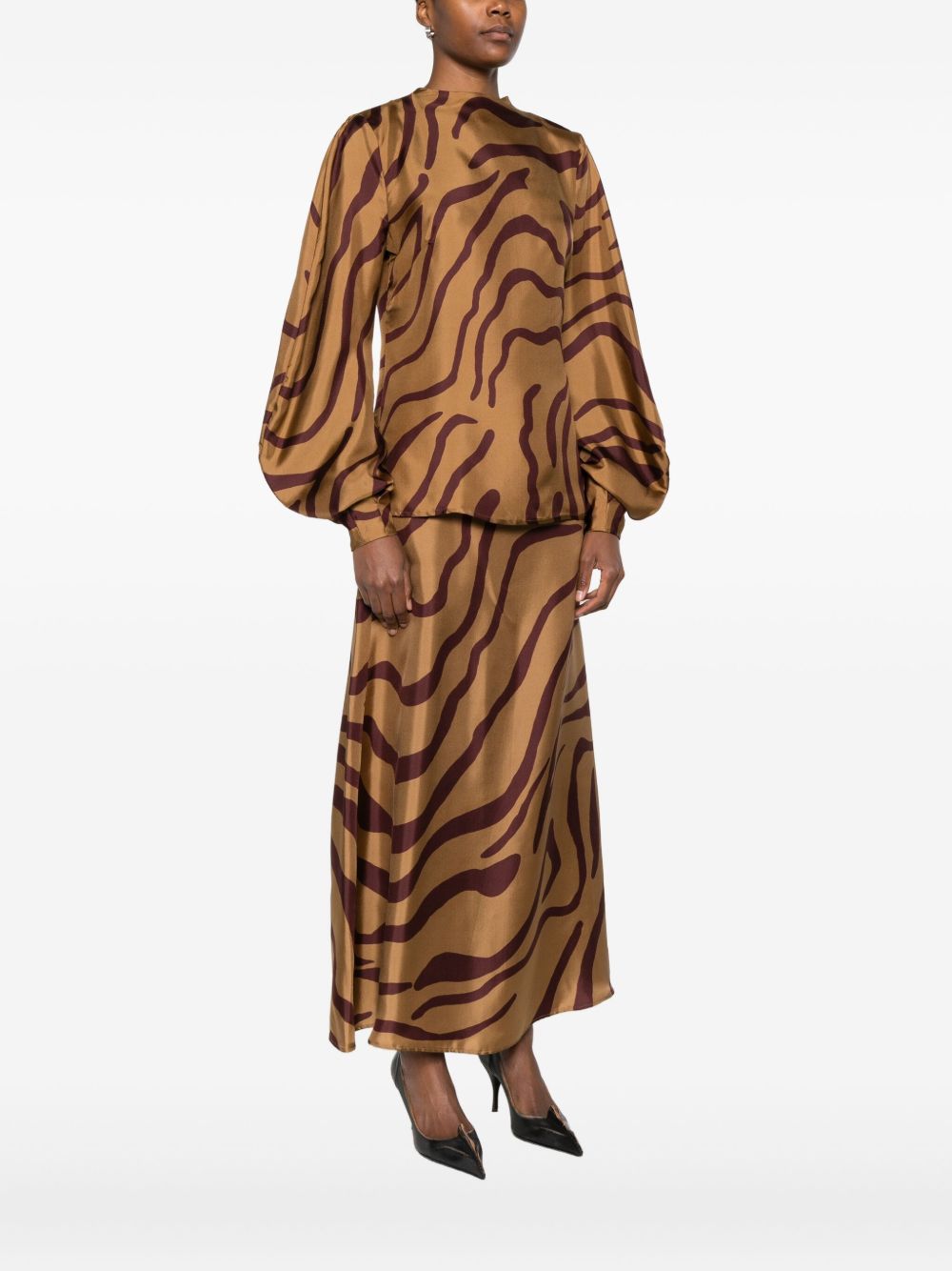 RAQUEL DINIZ Elegant Silk Shirt for Women - FW25 Collection