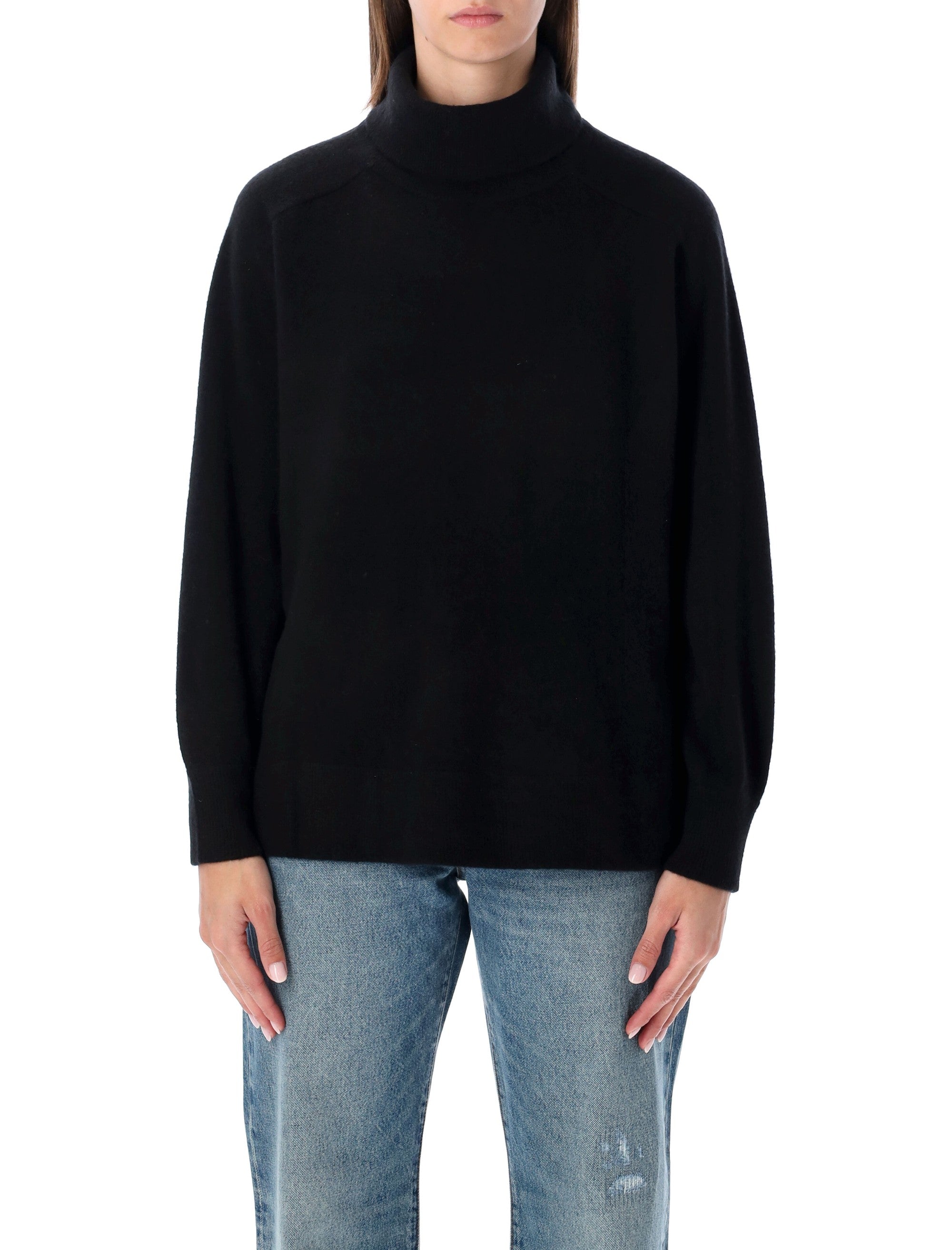 AMERICAN VINTAGE Relaxed Fit Turtleneck Jumper - Women's Size XS/S