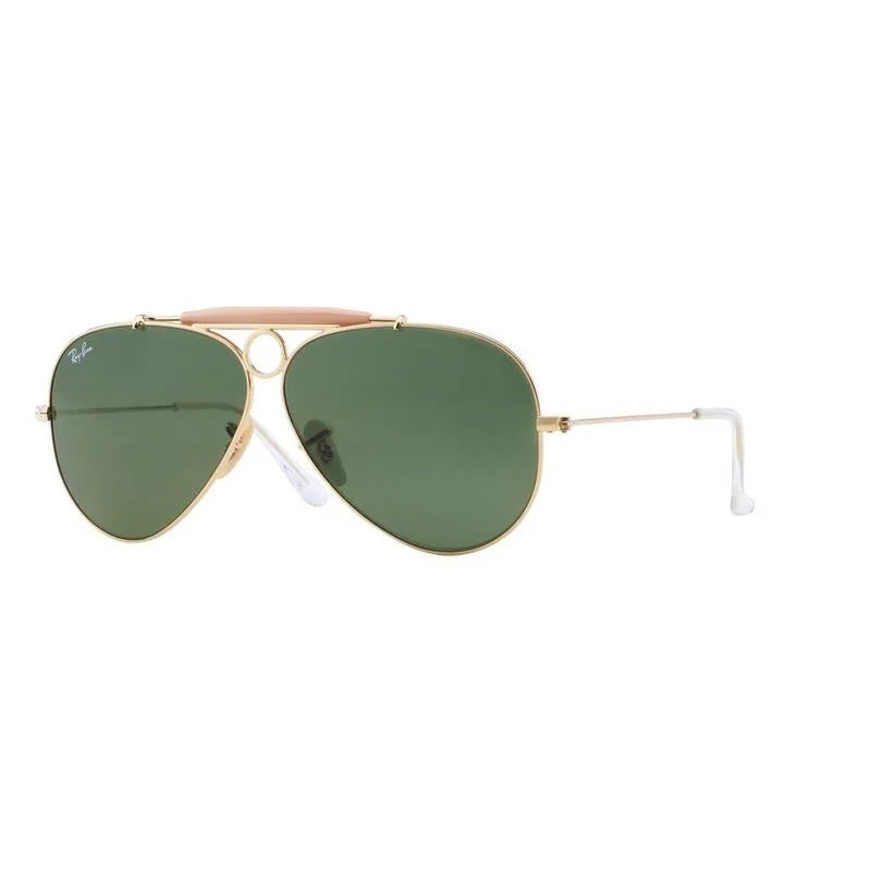 RAY-BAN Metal Shooter Style Sunglasses for Men