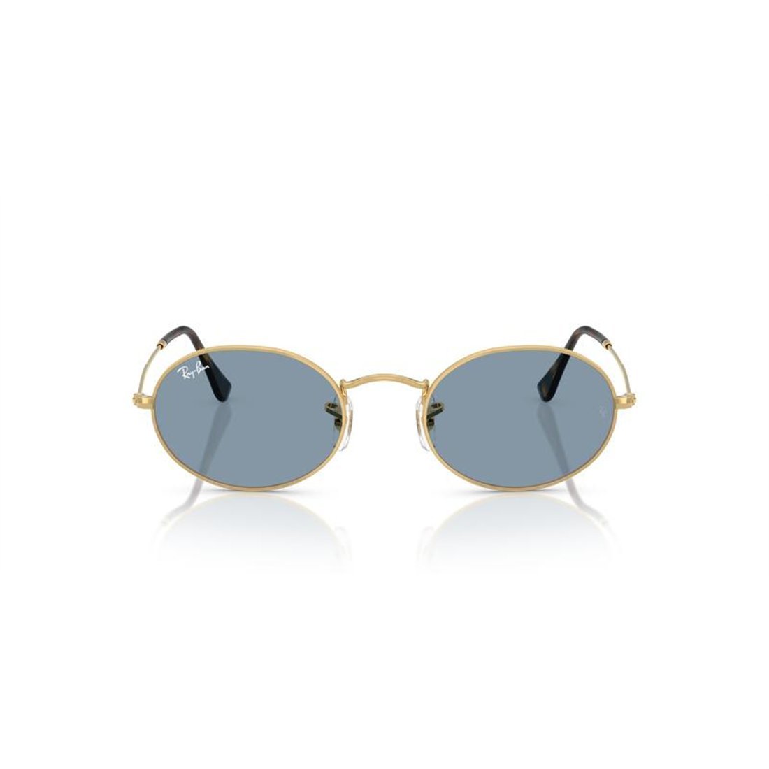 RAY-BAN Oval Metal Sunglasses for All Seasons