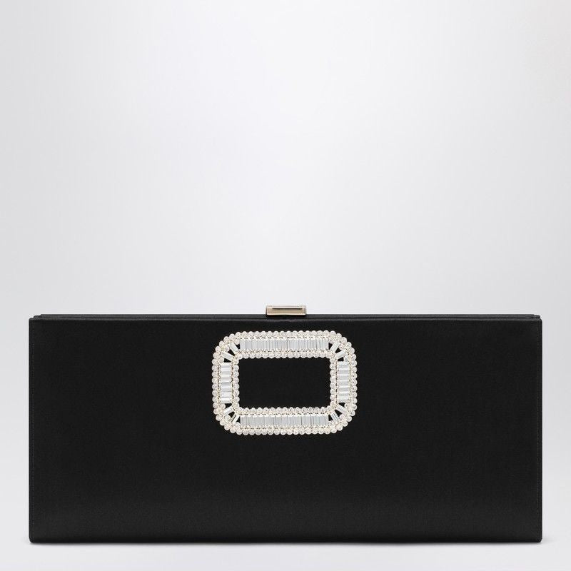 ROGER VIVIER Pilgrim Mini Clutch with Jeweled Buckle
