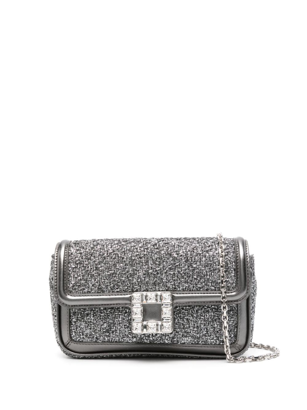 ROGER VIVIER Medium Clutch with Crystal Embellishment