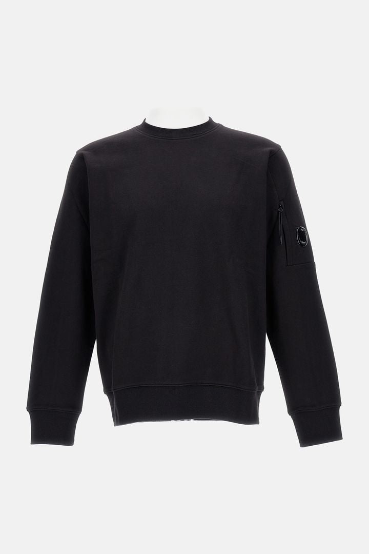 C.P.COMPANY Diagonal Raised Fleece Lens Sweatshirt - Size M