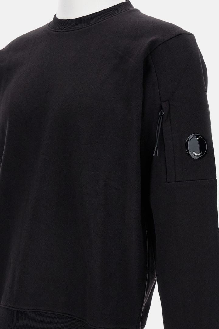 C.P.COMPANY Diagonal Raised Fleece Lens Sweatshirt - Size M