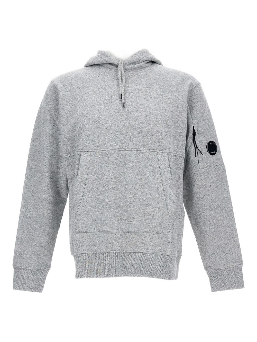 C.P.COMPANY Men's Cotton Hoodie with Signature Lens Detail
