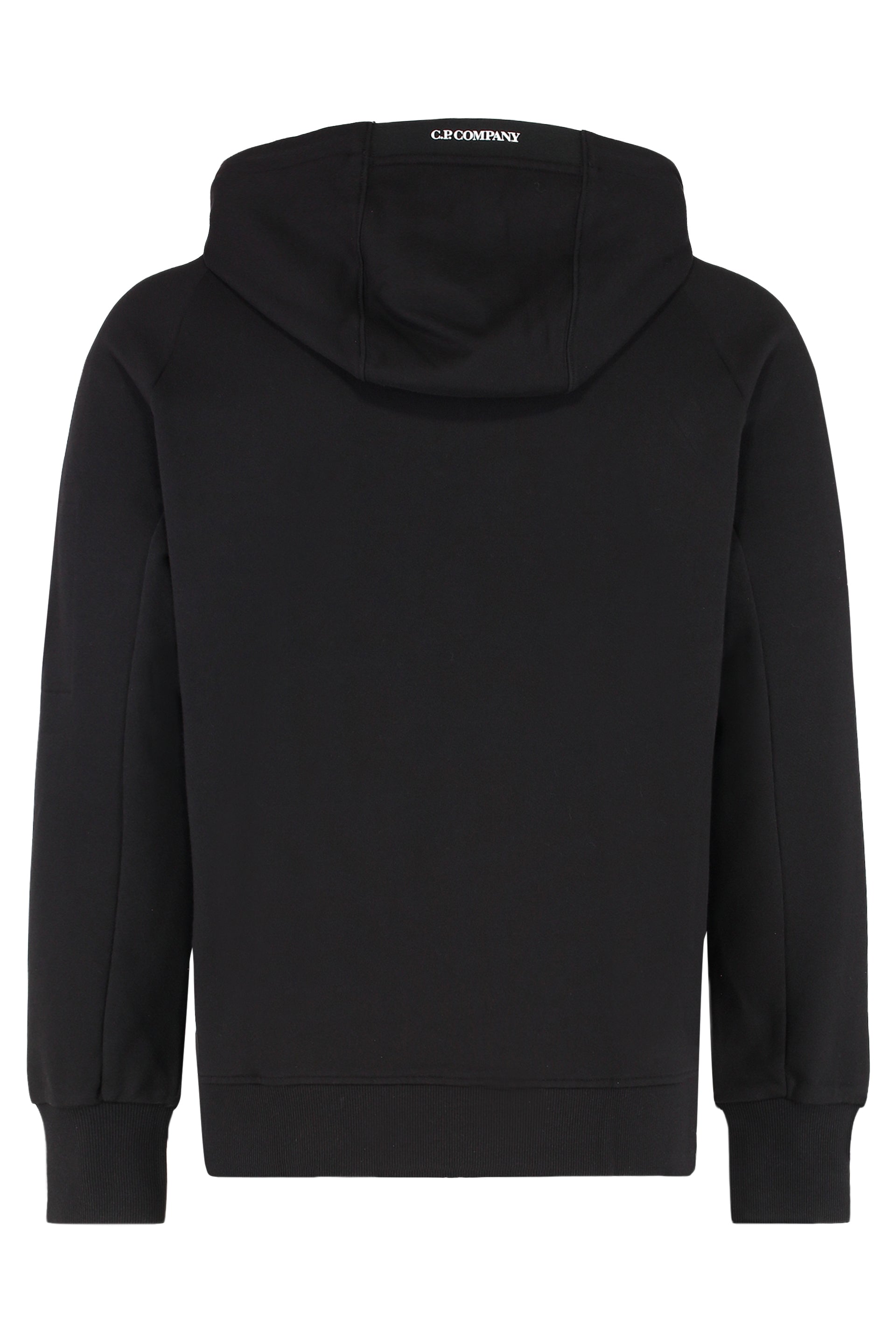 C.P.COMPANY Hooded Sweatshirt in Diagonal Raised Fleece