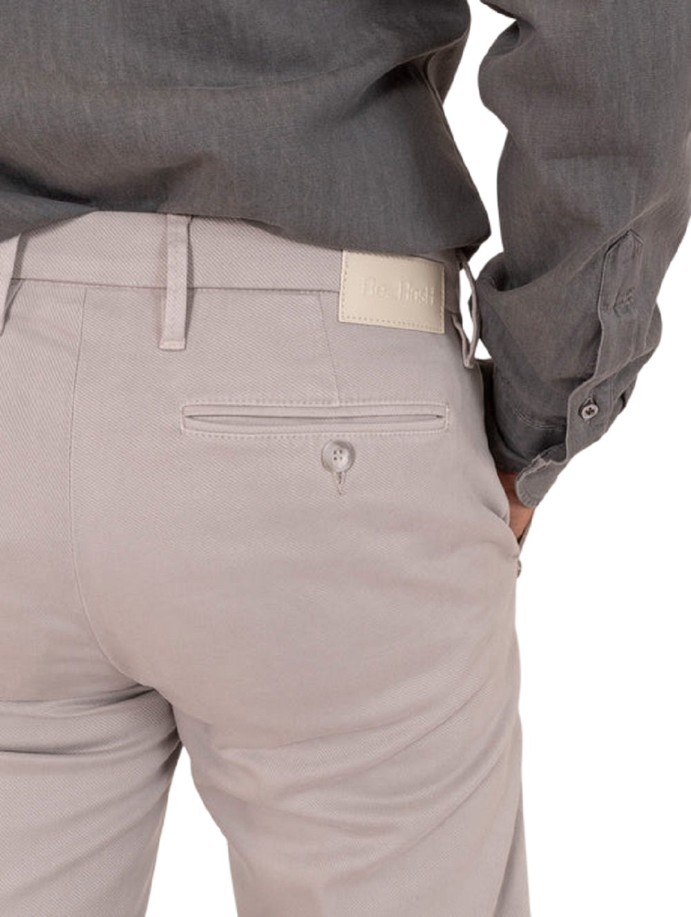 RE-HASH Slim Fit Chinos - Medium-High Waist