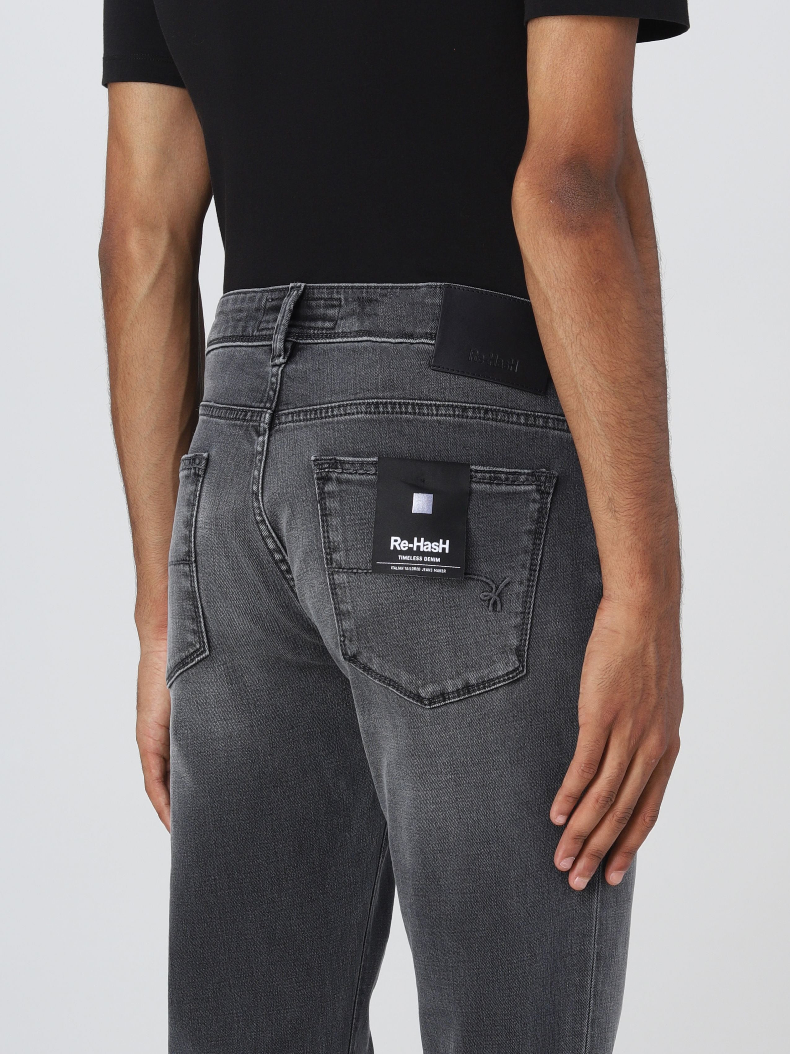 RE-HASH Stylish Mid-Low Waist Jeans for Men - FW25 Collection