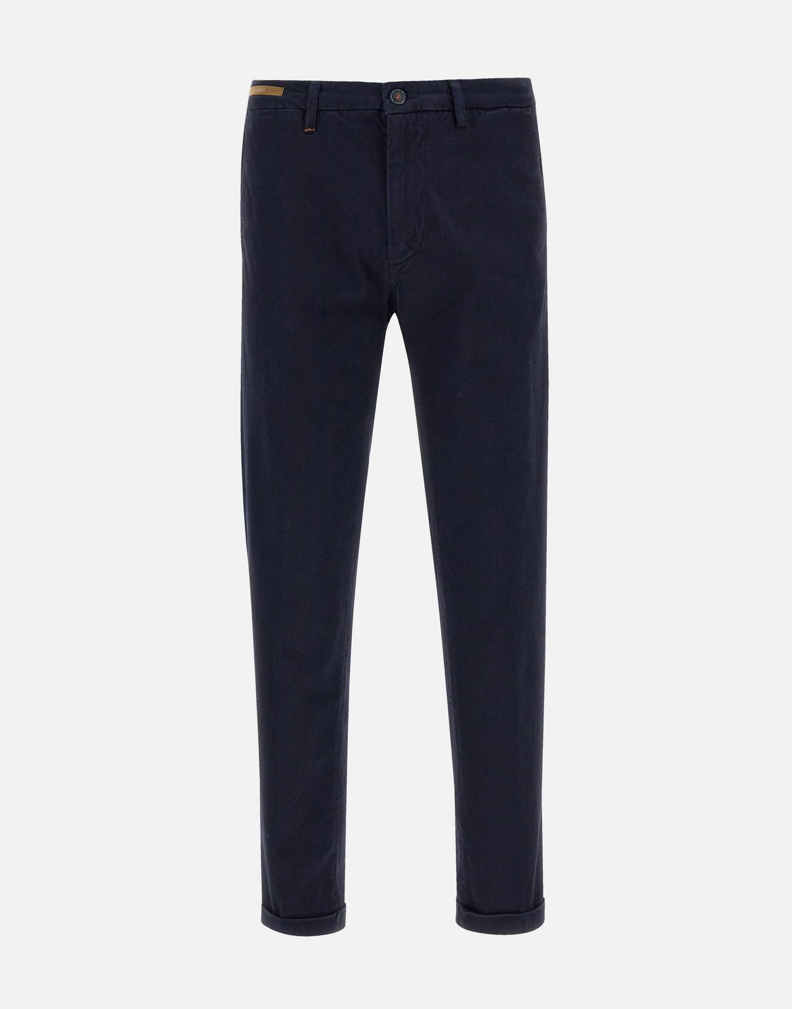 RE-HASH Slim-Fit Trousers with Cuff Detail for Men