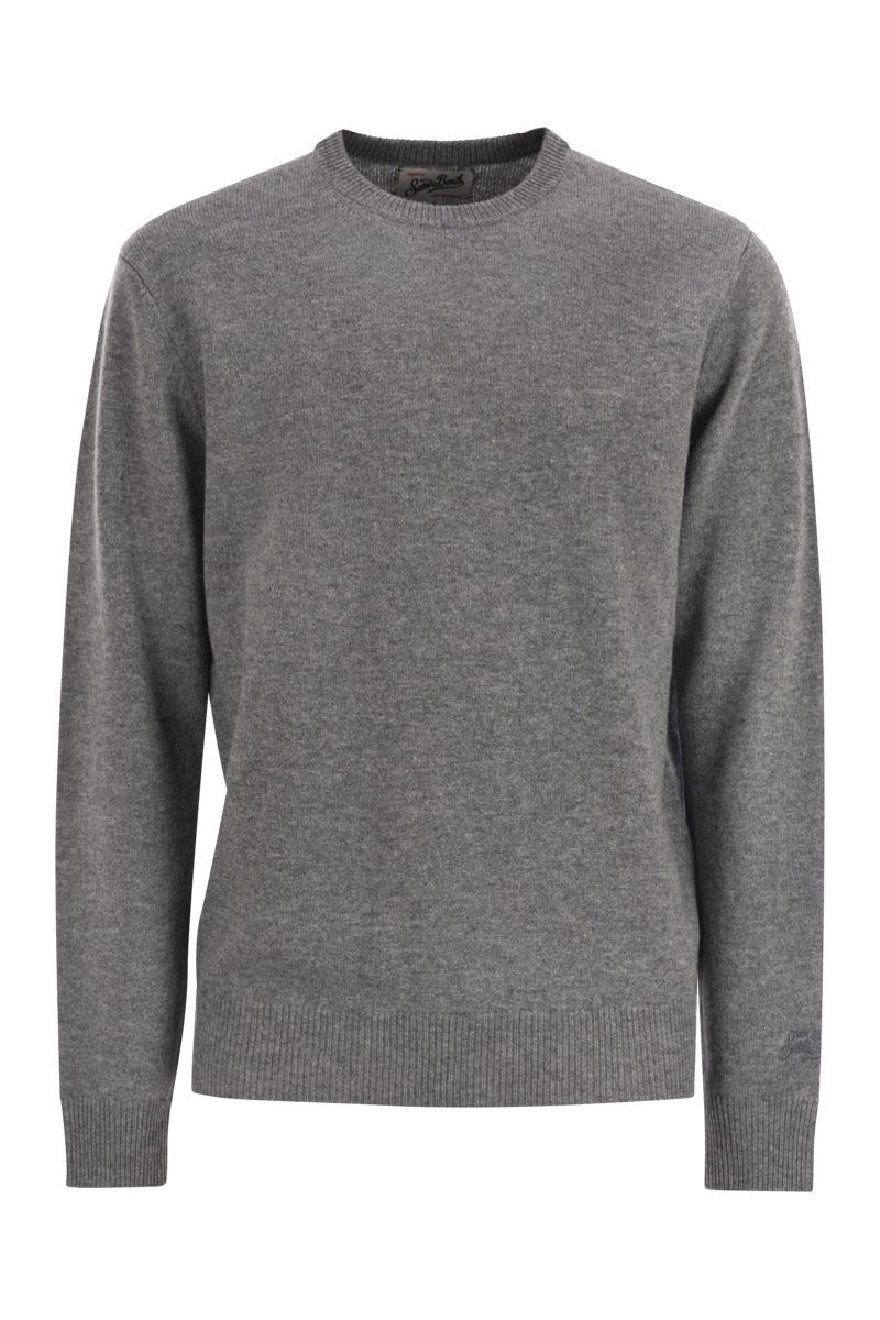 MC2 SAINT BARTH Men's Lambswool Crew Neck Jumper