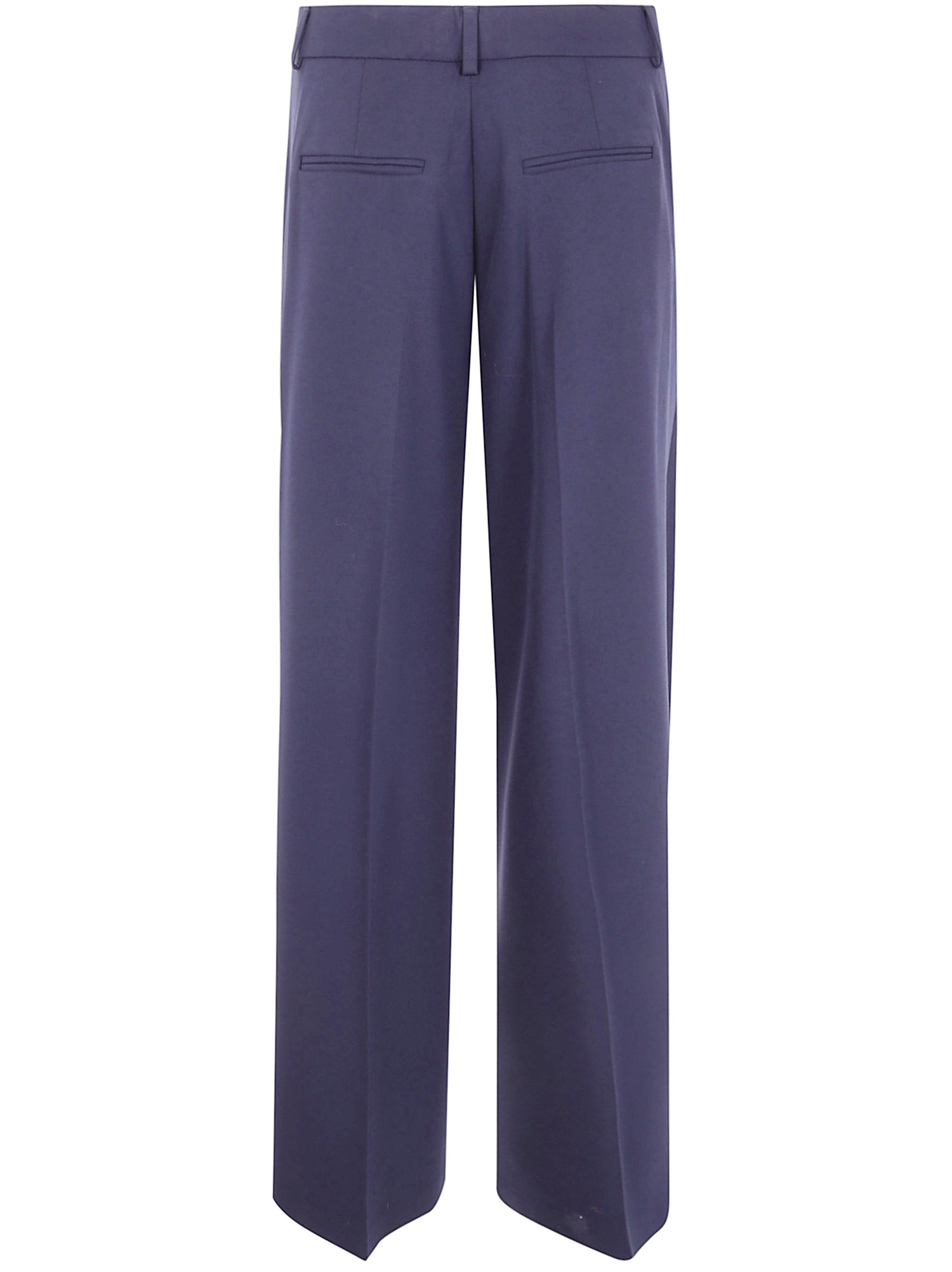 BLUGIRL Flannel Stretch Wide Leg Trousers
