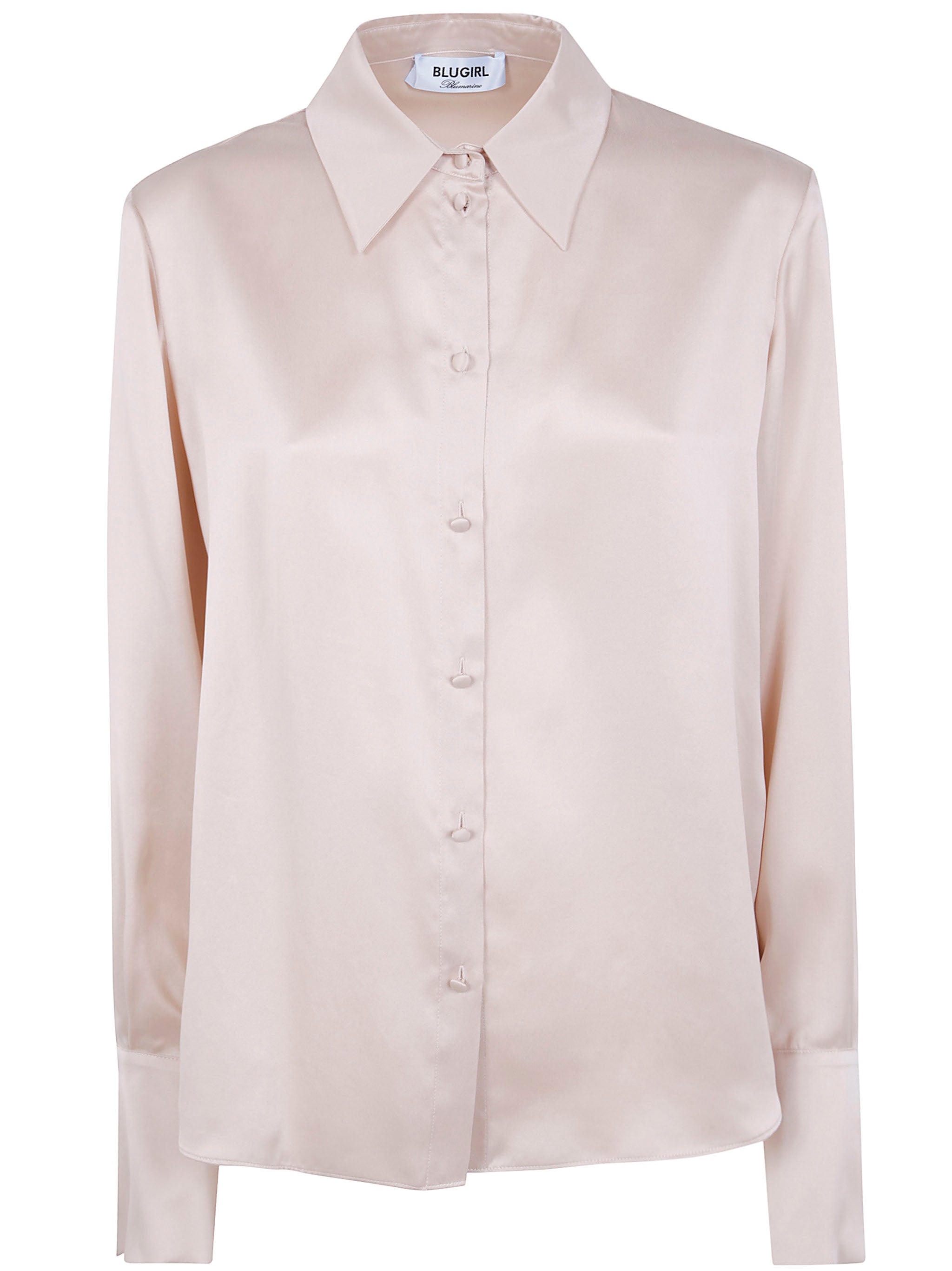BLUGIRL Regular Satin Wash Shirt for Women