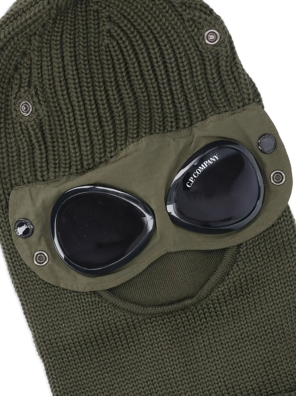 C.P.COMPANY Merino Wool Ski Mask with Adjustable Sun Lenses