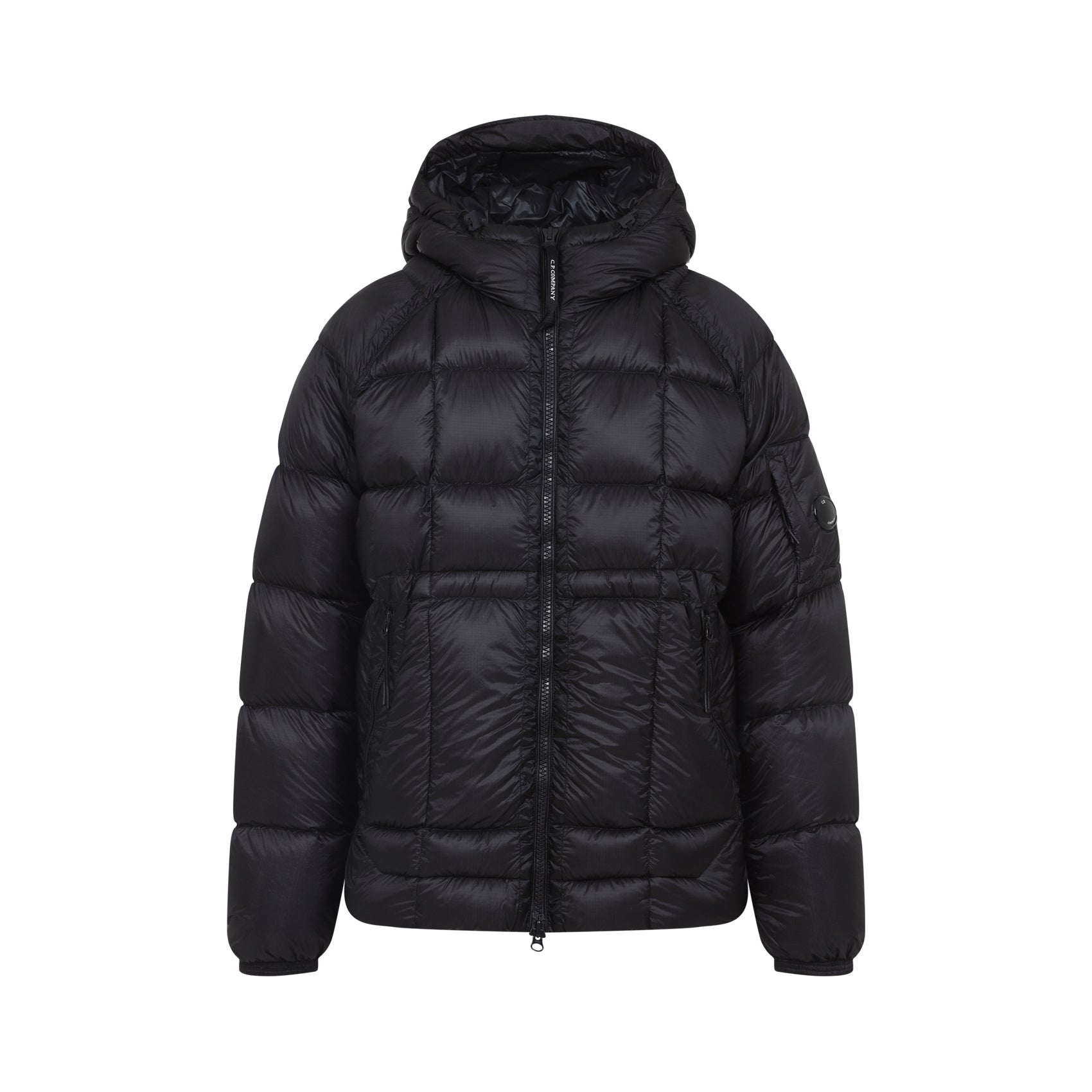 C.P.COMPANY Men's Adjustable Hooded Down Jacket - Size M