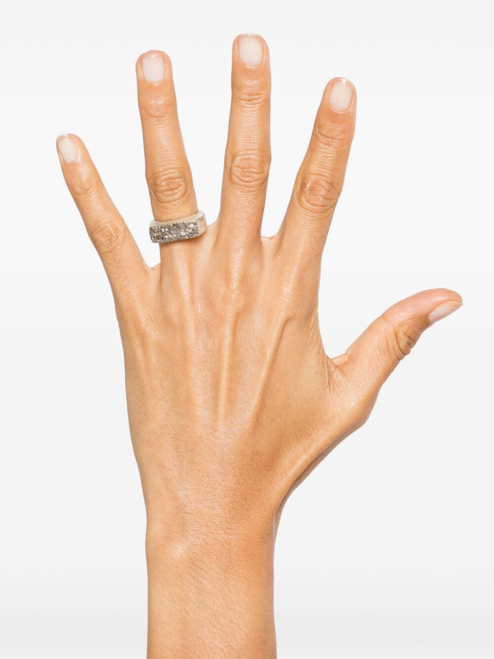 ROSA MARIA Mini Metallic Statement Ring