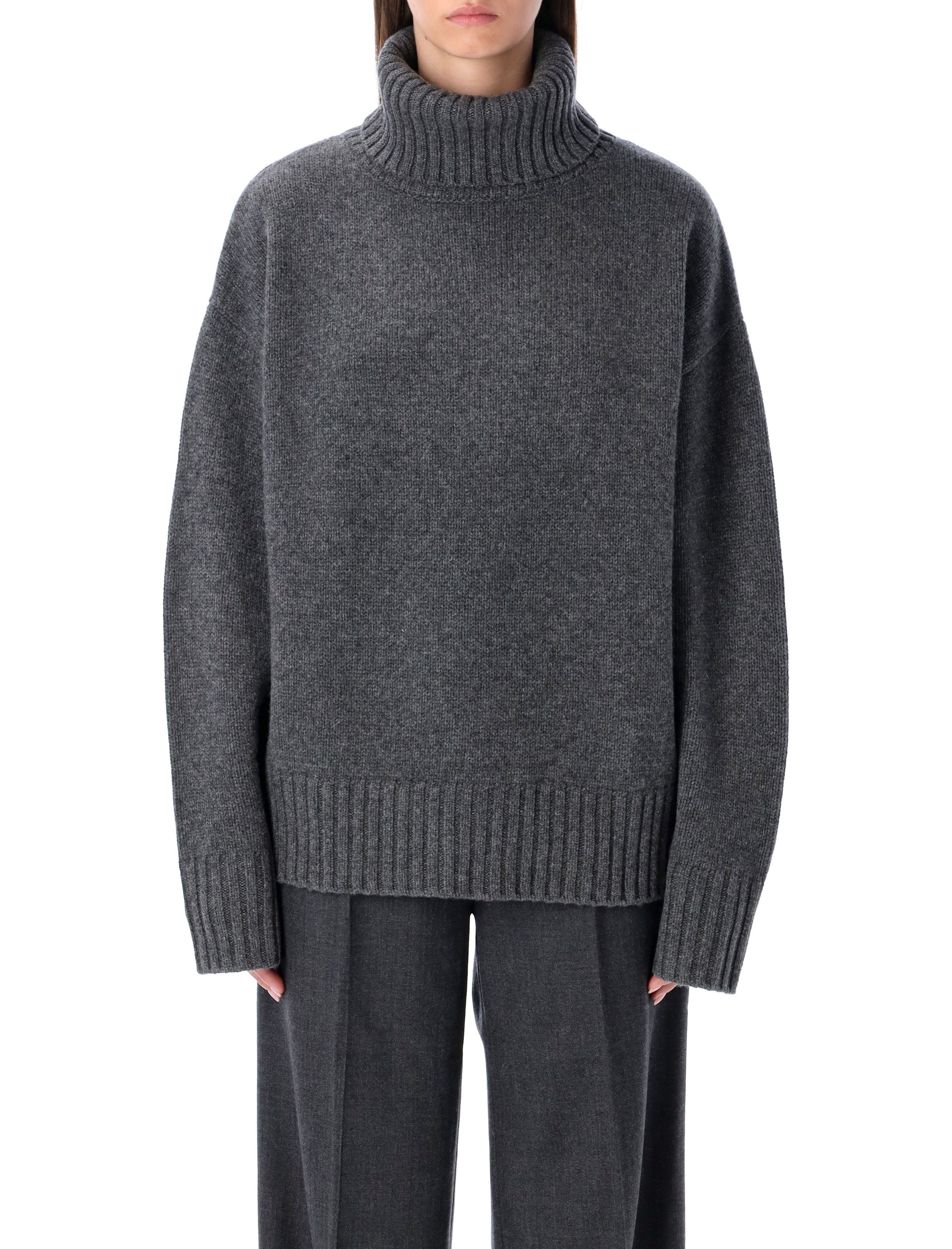 RHEA Oversized Heavy Wool Turtleneck Sweater XS/S