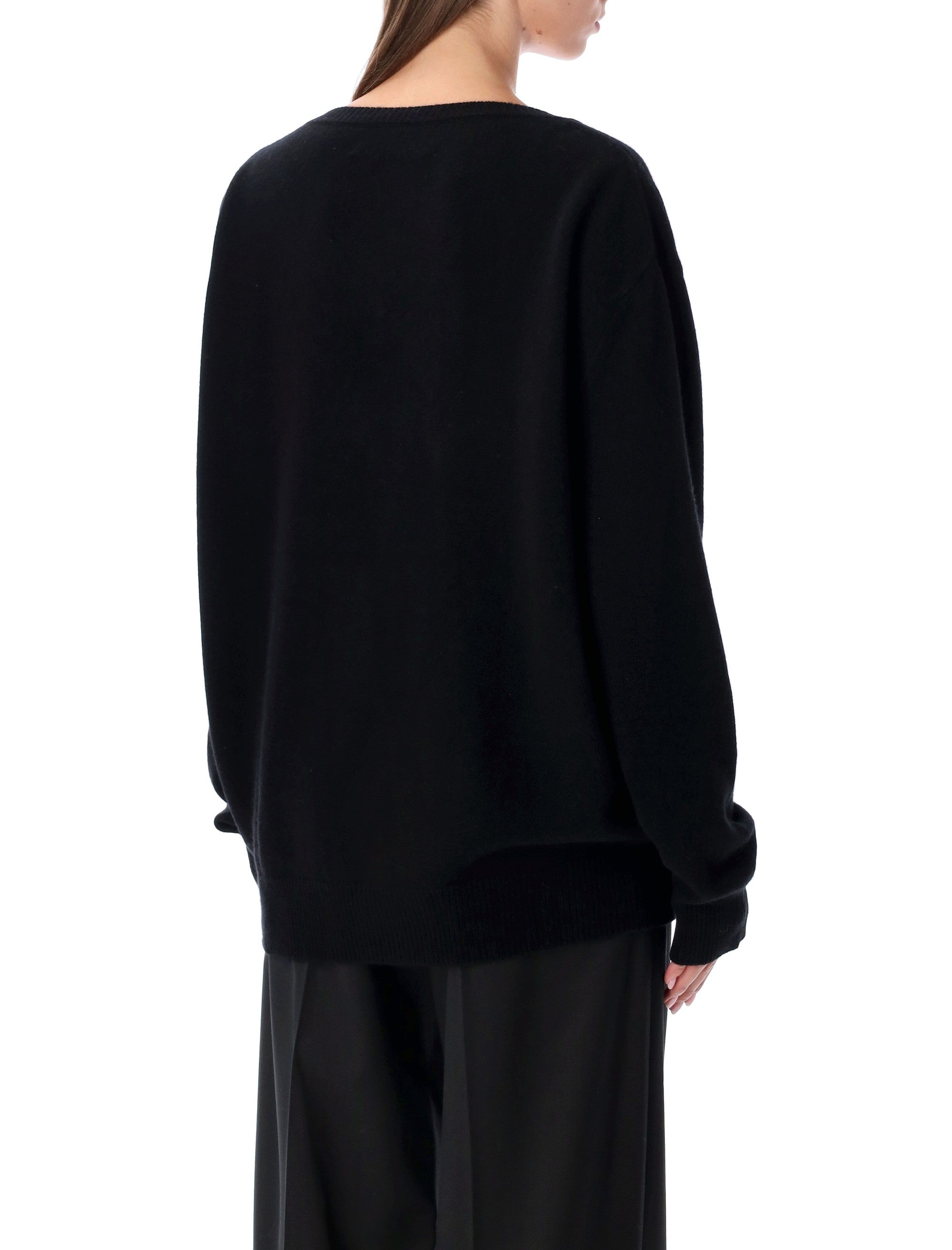 RHEA Oversized V-Neck Wool Cashmere Sweater XS/S