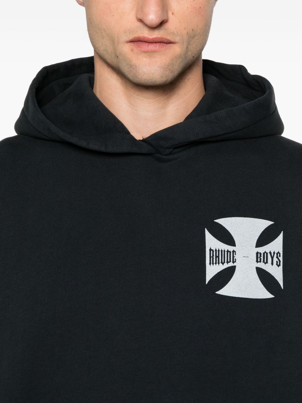RHUDE Men's Hoodie with Front Pocket - FW25 Collection