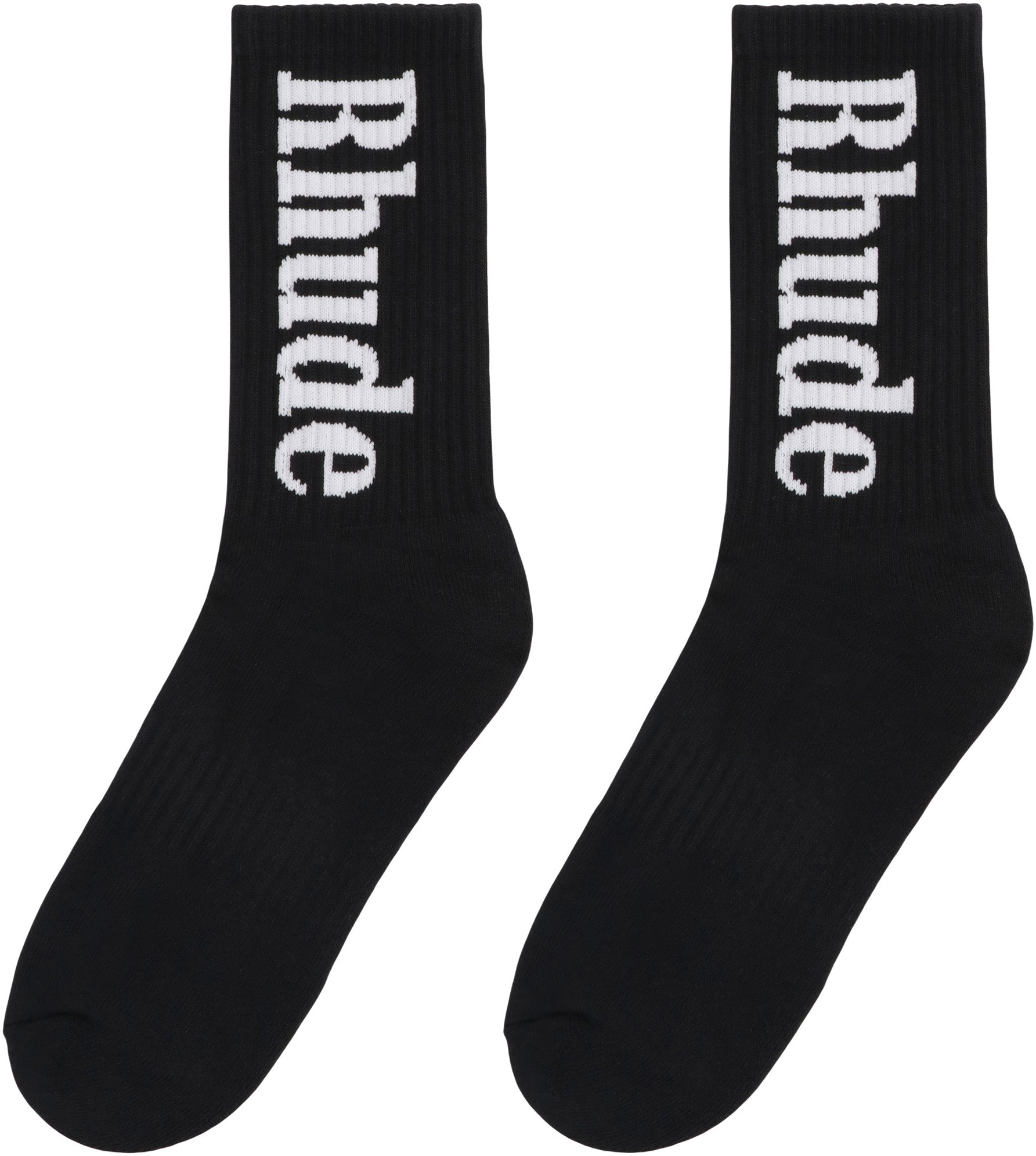 RHUDE Vertical Logo Socks for Men