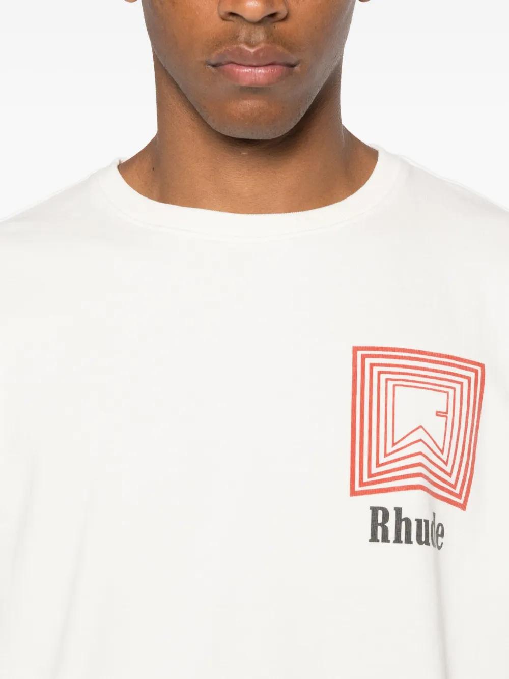 RHUDE Graphic-Print Tee