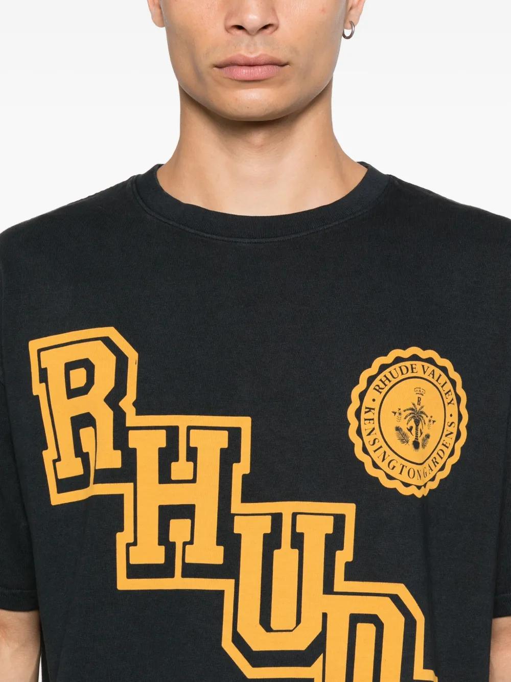 RHUDE Diagonal Logo Graphic Tee - Fall/Winter 2025