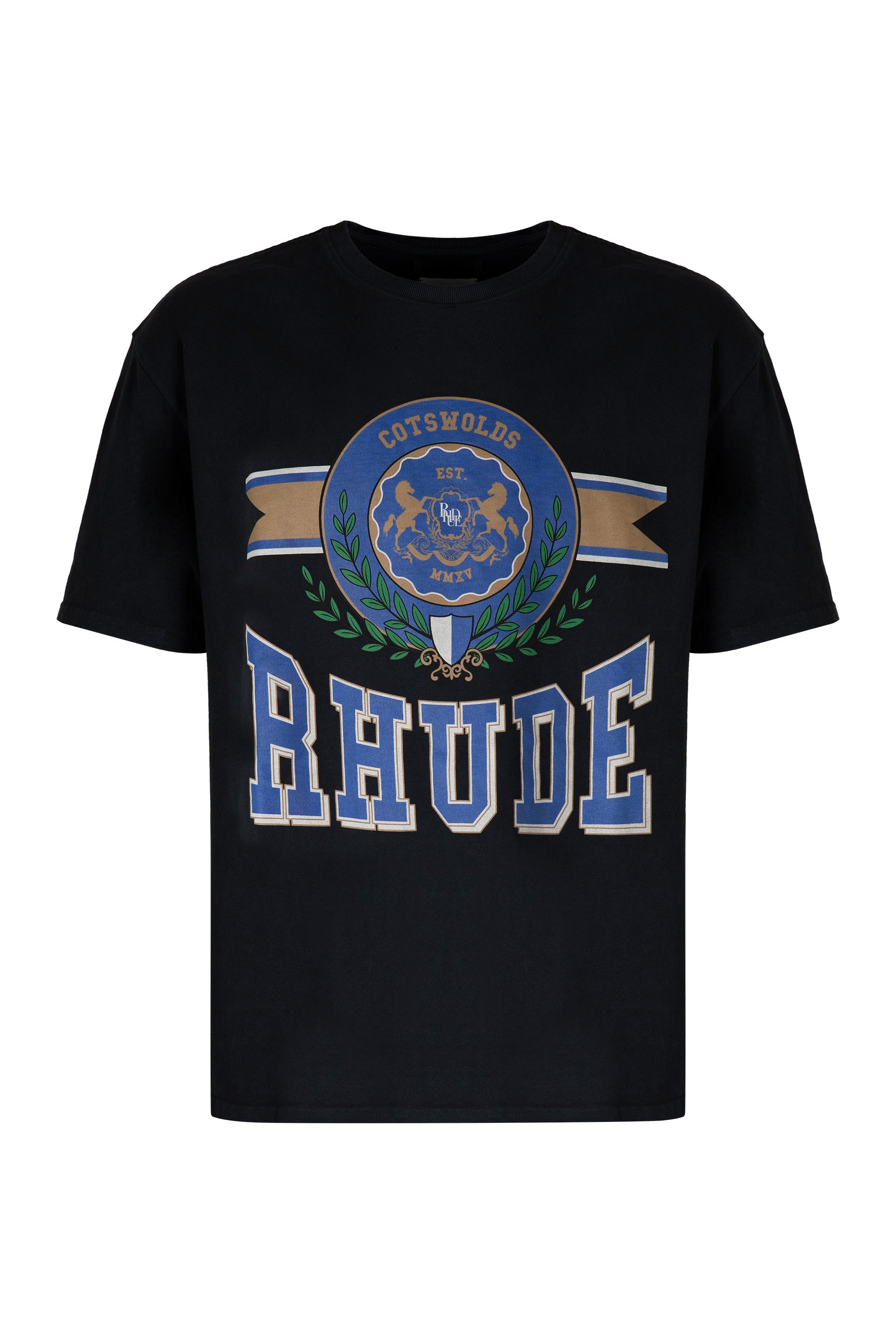 RHUDE Cotswold Crest Crew Neck T-Shirt