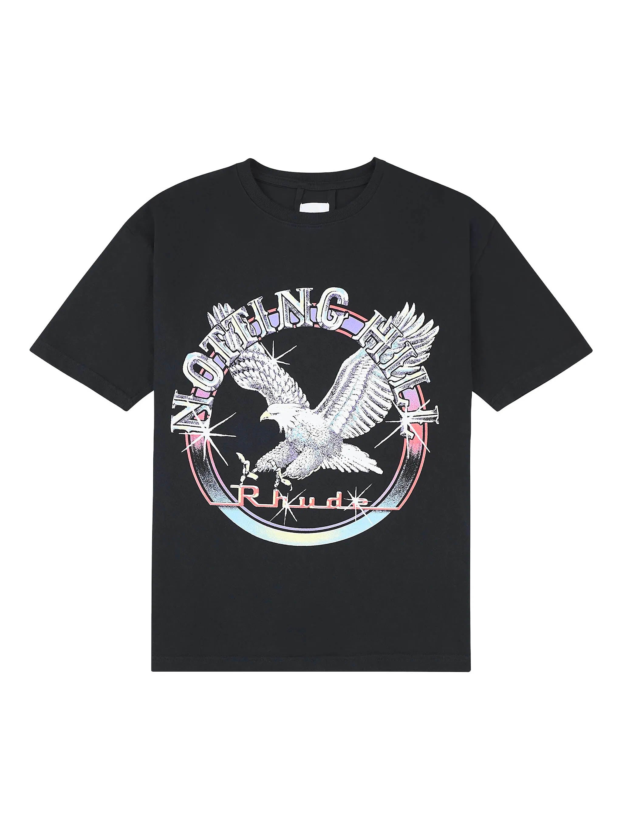 RHUDE Men's Eagle Graphic Crewneck T-Shirt - Medium