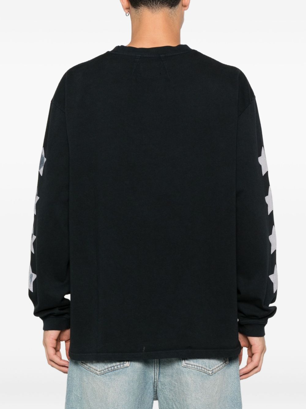 RHUDE Cambridge State Champs Long Sleeve Crew Neck T-Shirt