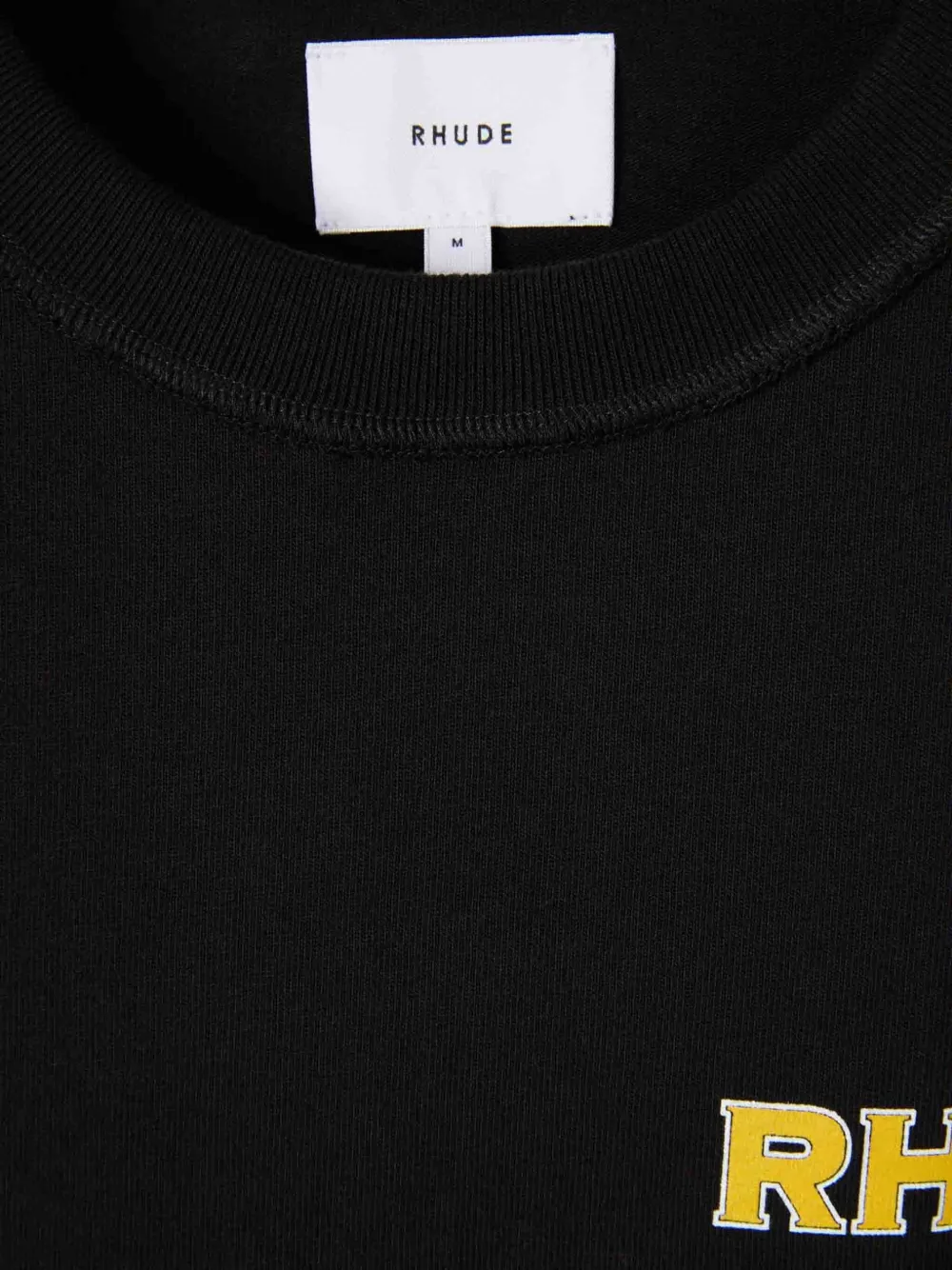 RHUDE Double Layer Long Sleeve Crew Neck T-Shirt