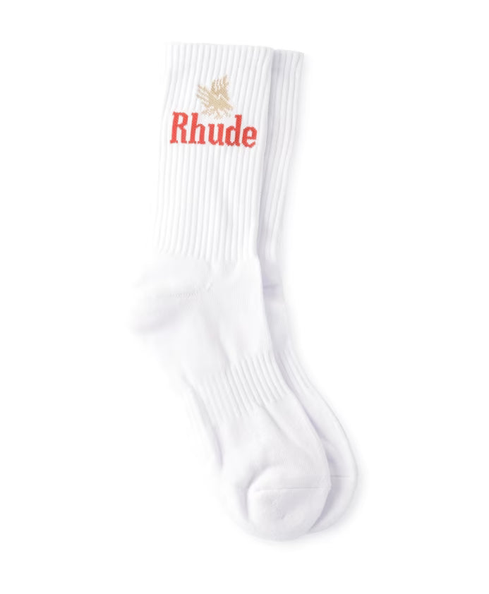 RHUDE Eagles Crew Socks for Men