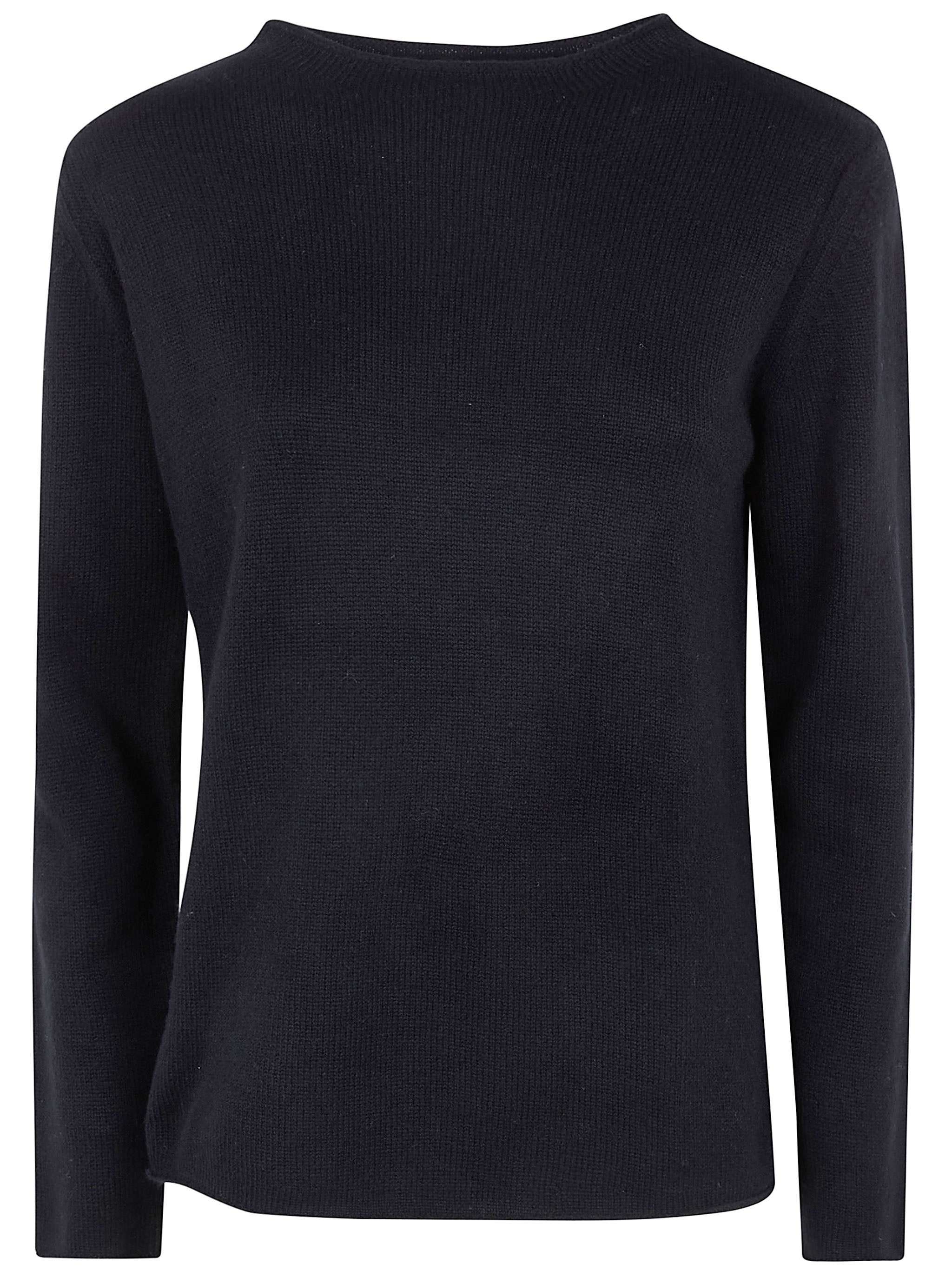 ROSSO PURO Oversized Long Sleeves Boat Neck Sweater