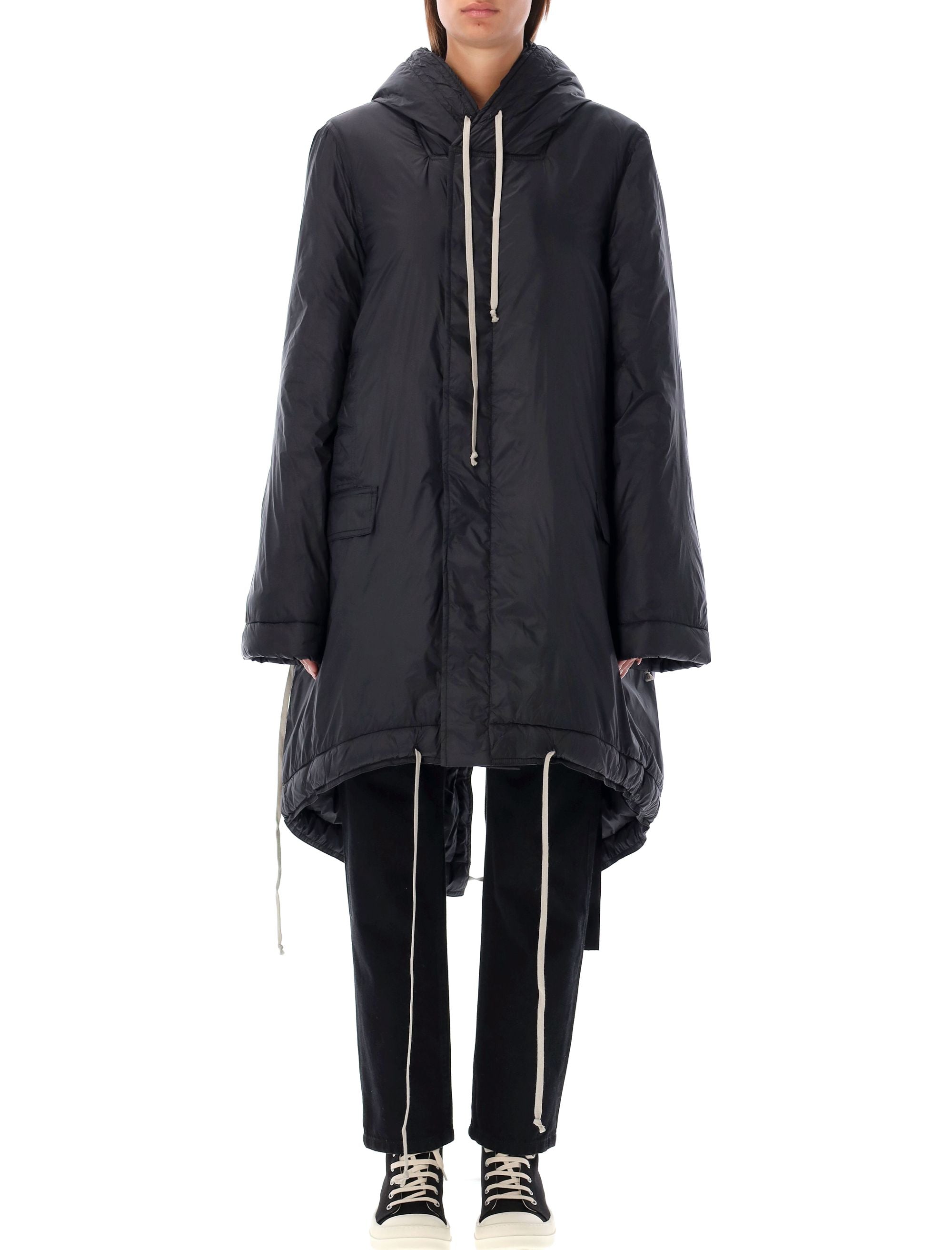 RICK OWENS DRKSHDW Oversized Fishtail Parka Jacket for Women