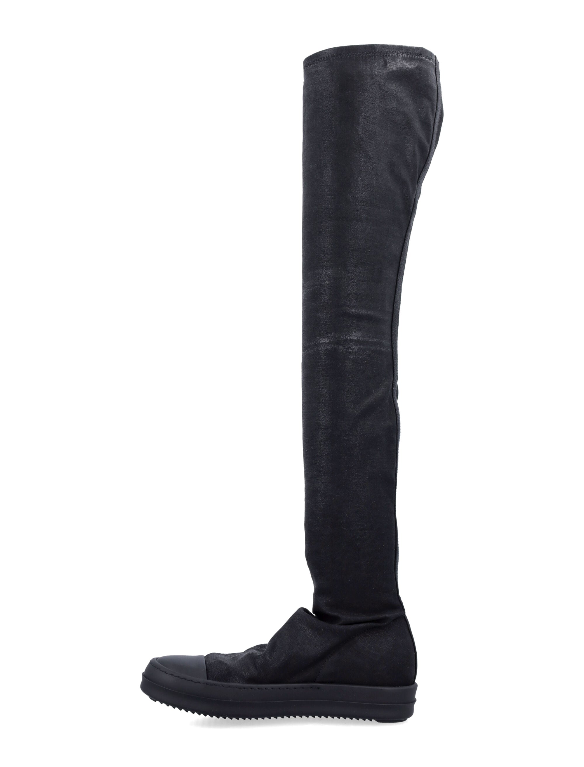 RICK OWENS DRKSHDW High Sock Sneaks for Women, Mid-Thigh Style