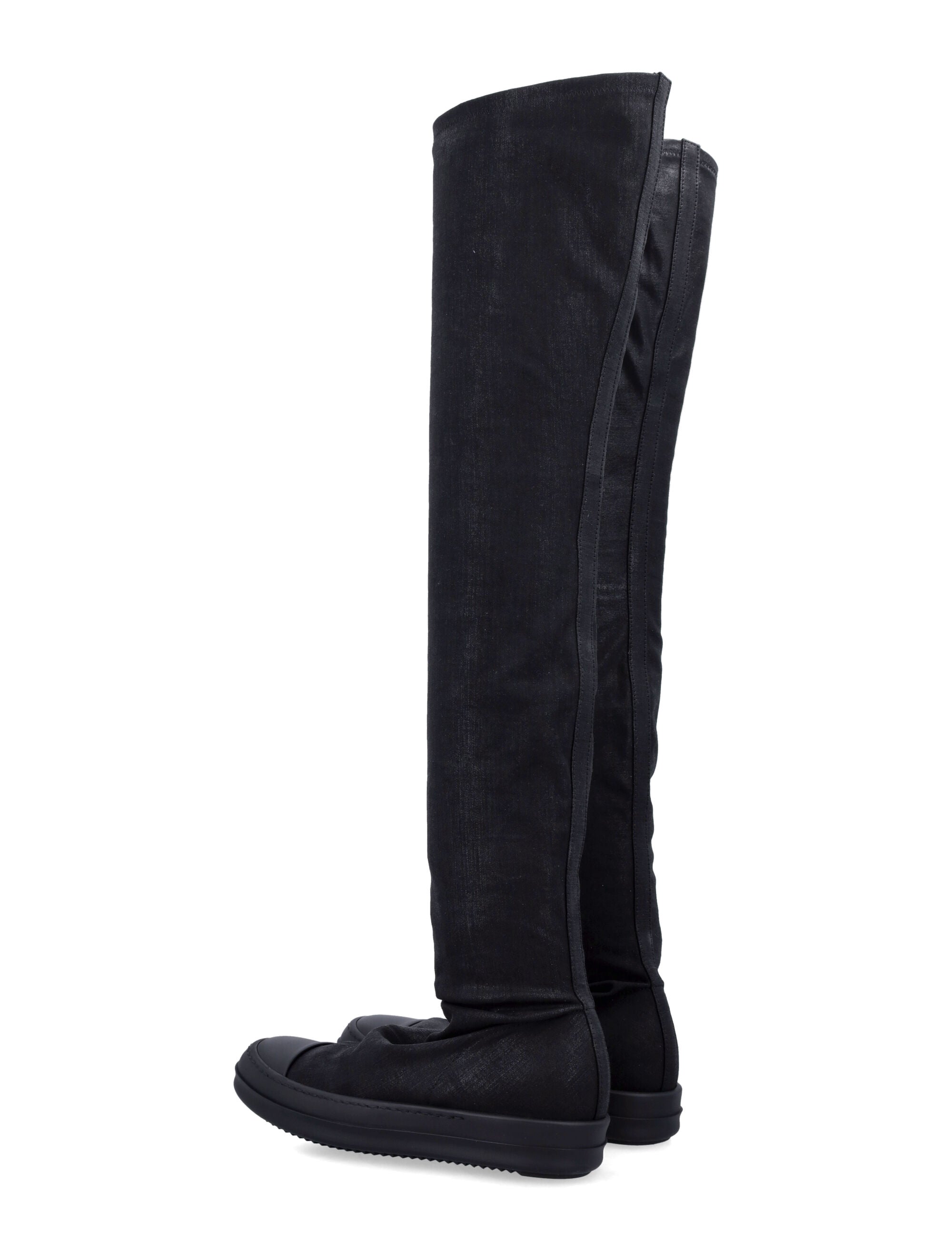 RICK OWENS DRKSHDW High Sock Sneaks for Women, Mid-Thigh Style