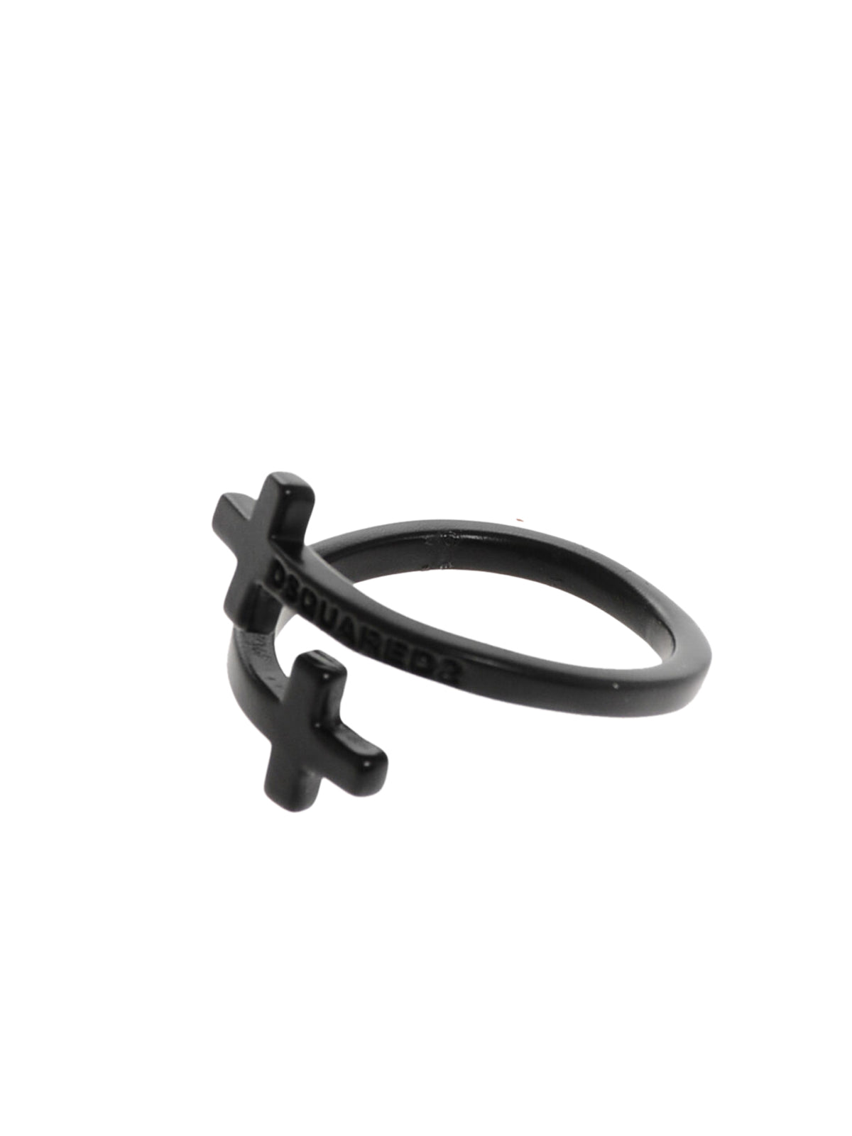 DSQUARED2 Cross Logo Ring for Men