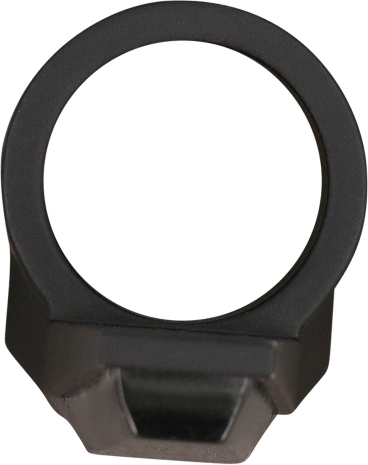 RICK OWENS Elegant Brass Ring with Decorative Stone - 1.6 cm Diameter