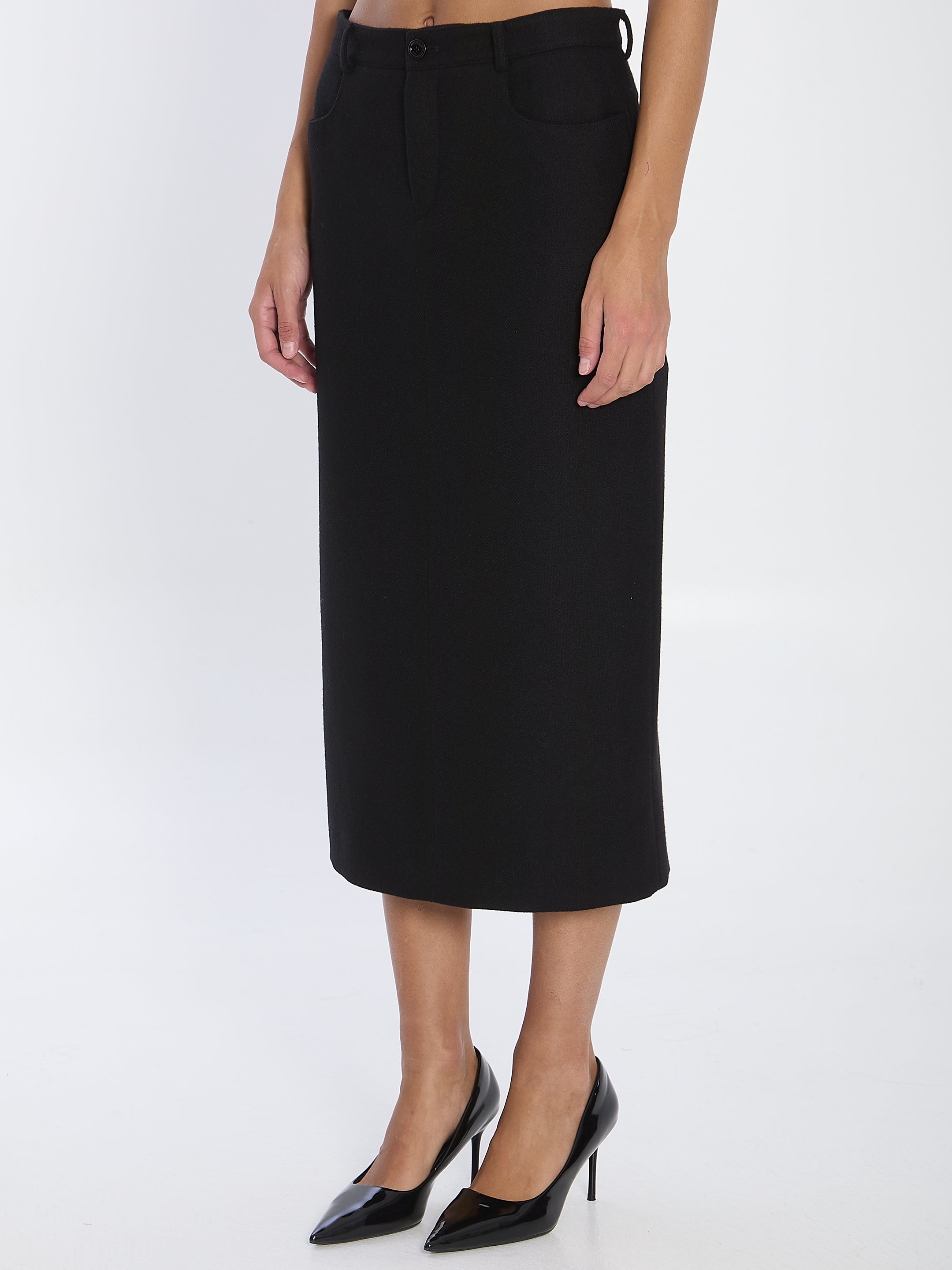 CELINE Mid-Rise Pencil Skirt Size 36