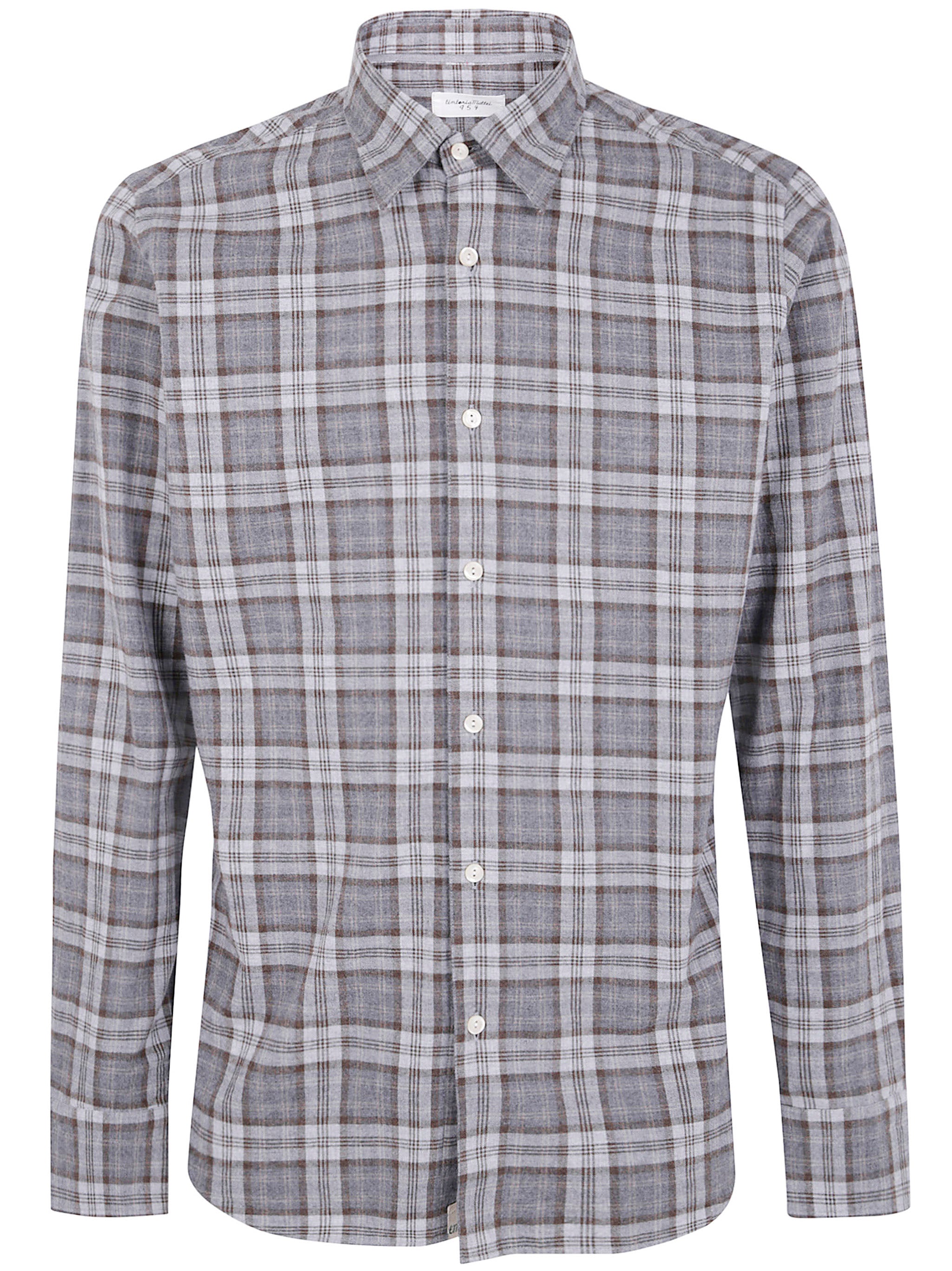 TINTORIA MATTEI Men's Tartan Shirt - FW25 Collection